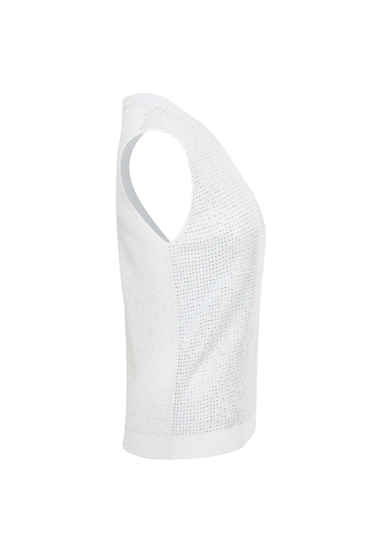 Knit Sleeveless Hot Fix Top