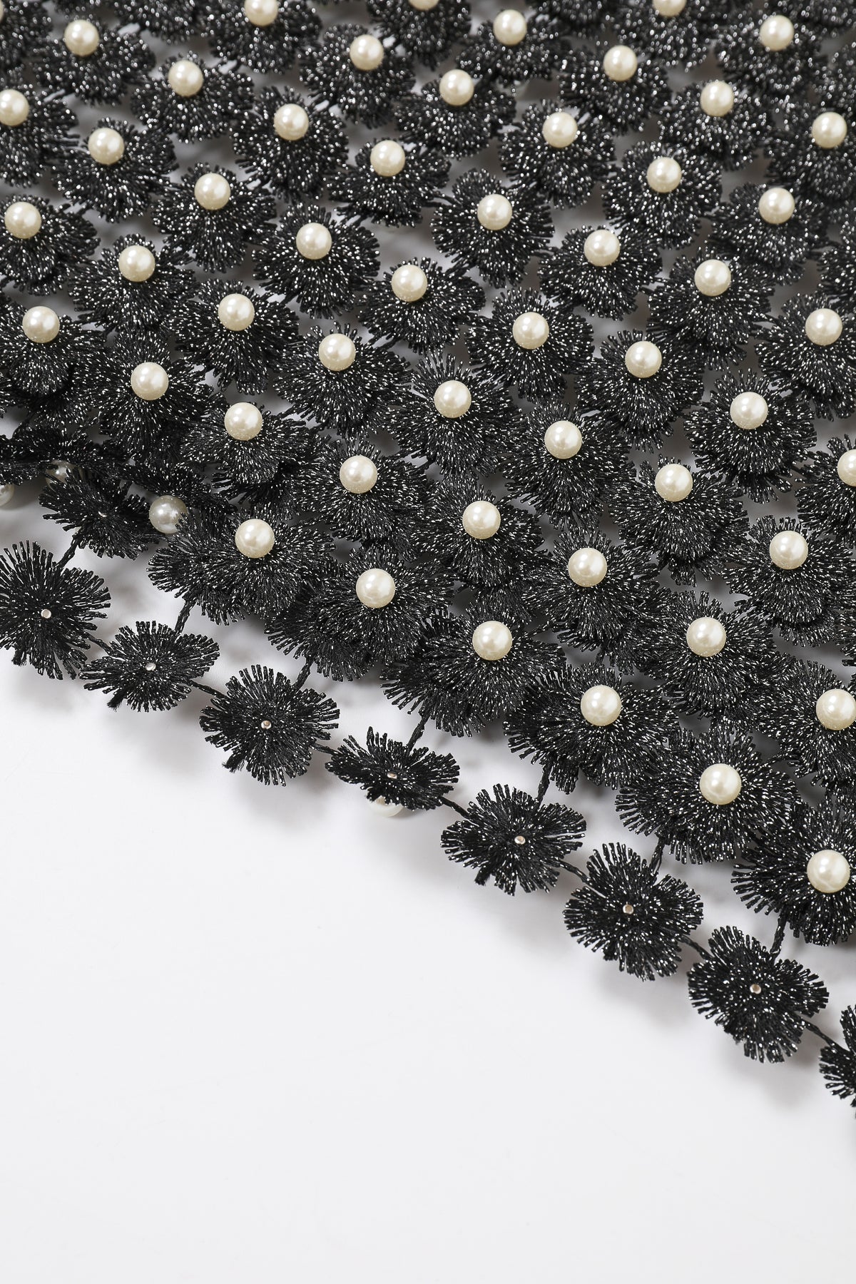 Beads Point Crochet Top