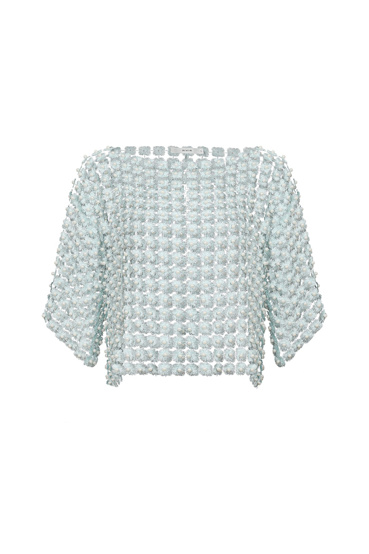 Beads Point Crochet Top