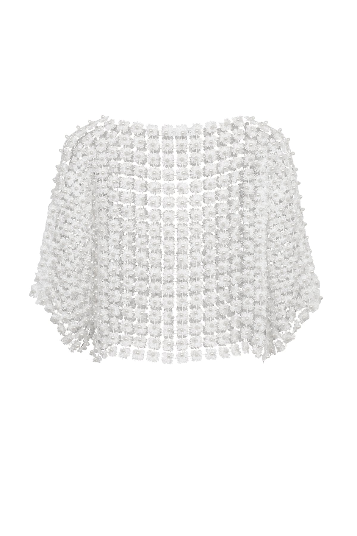 Beads Point Crochet Top