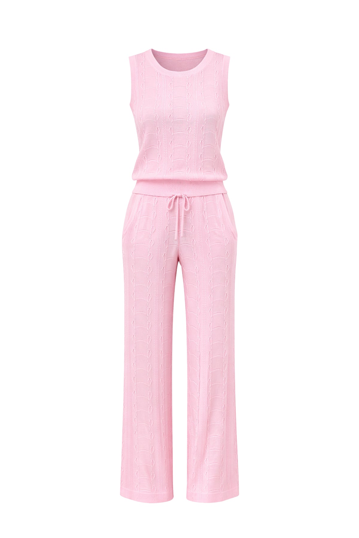 Cleo Knit Sleeveless Top & Pants Set