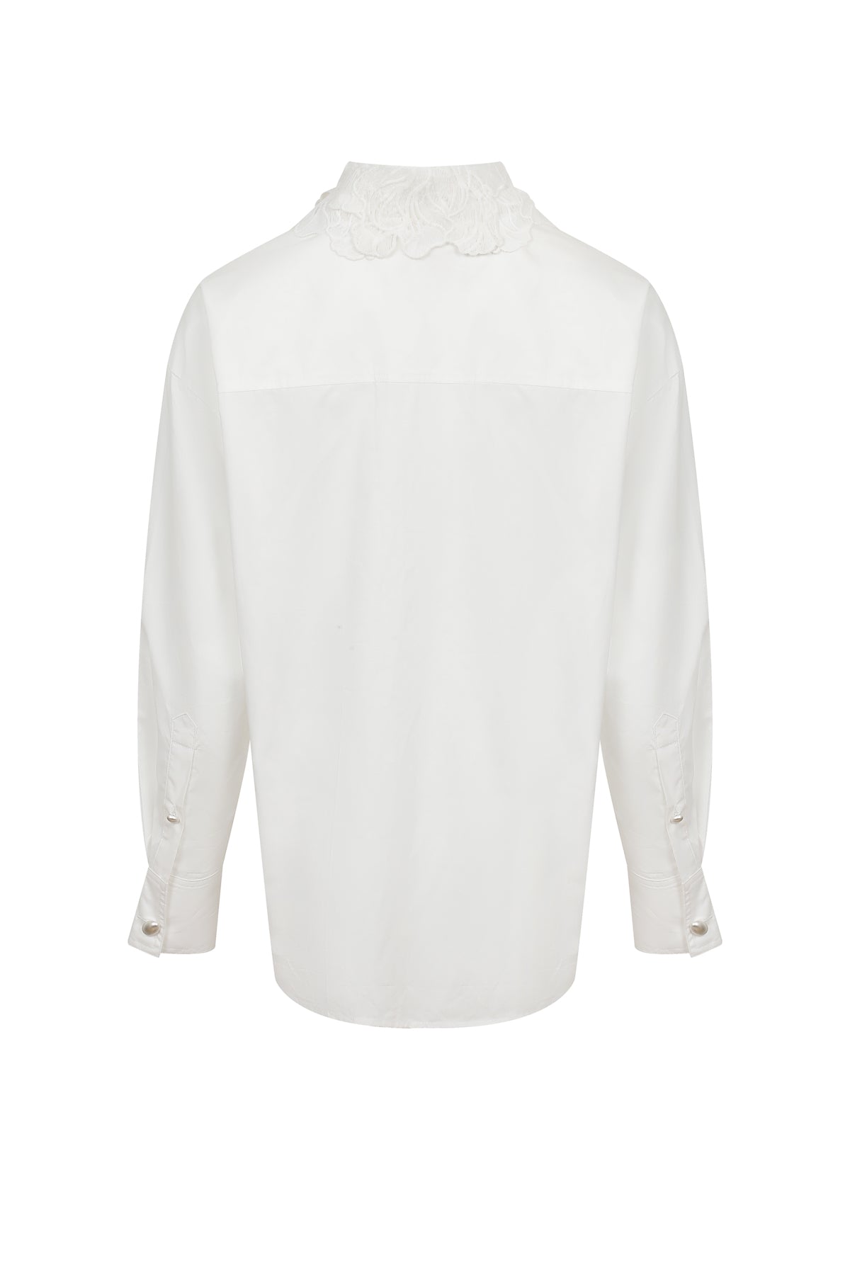 The Lace Collar Long Sleeve Shirt
