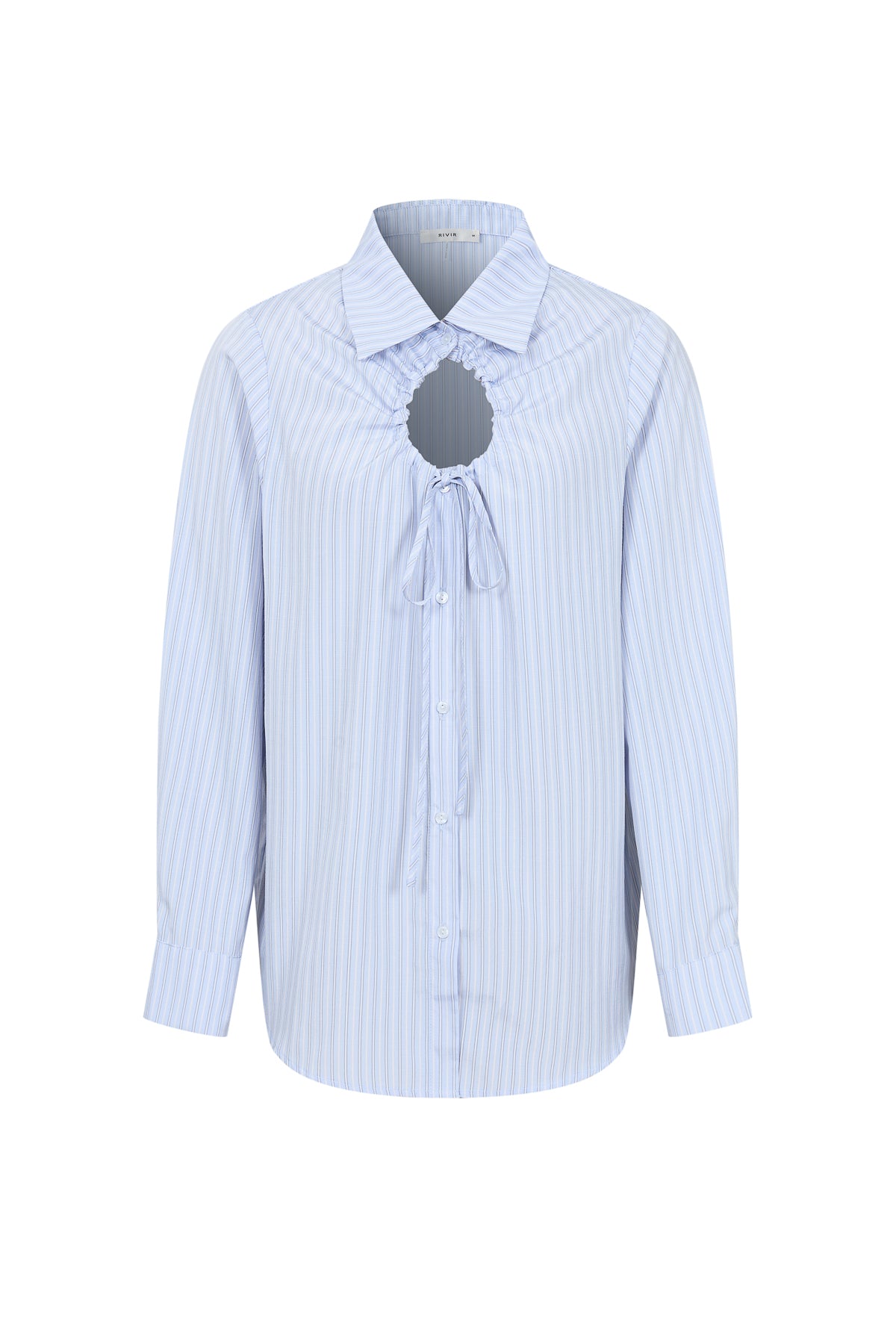 Woven Long Sleeve Buttoned Down Top