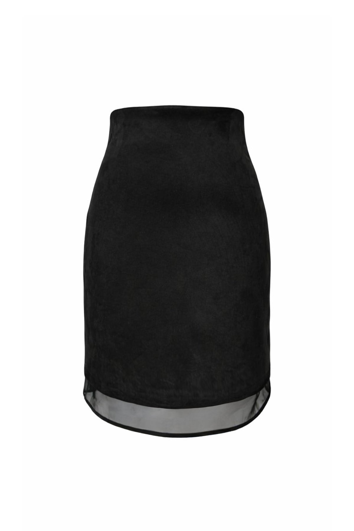 Suede & Mesh Harmony Skirt