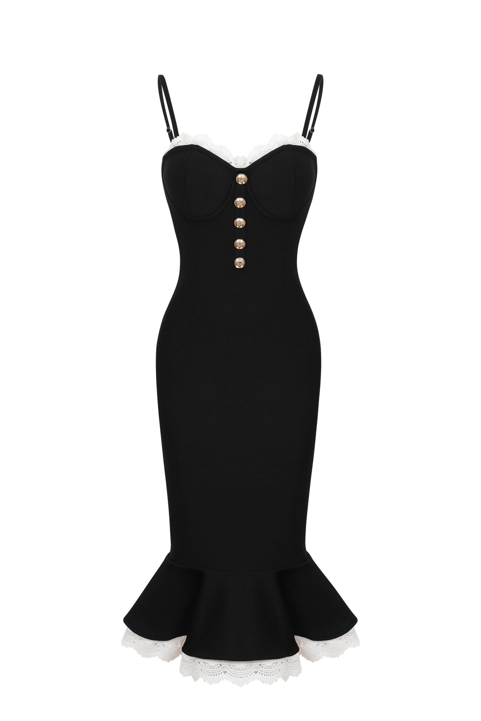 Sculpt & Curve Dress With Lace