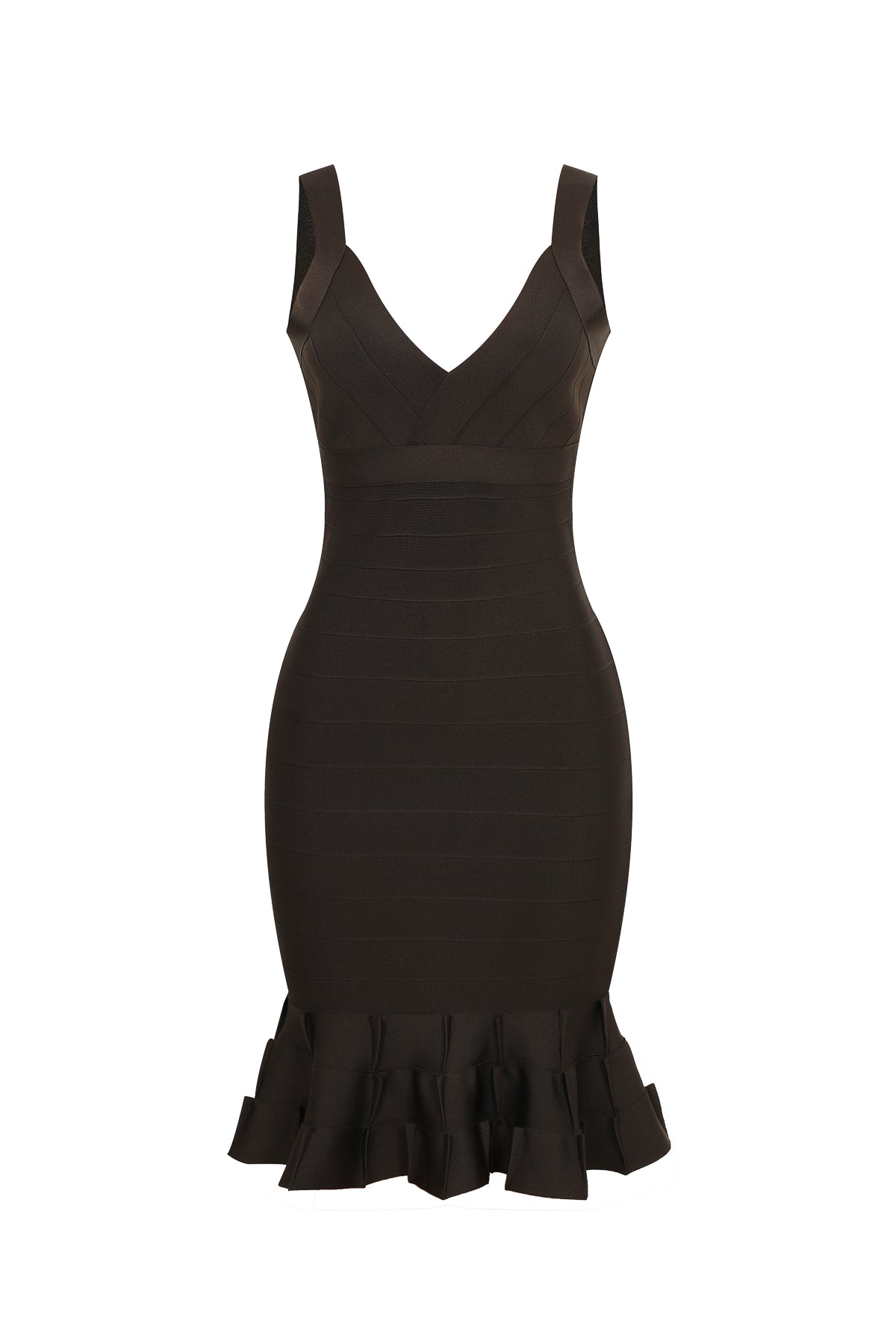 Marbella Ruffle Hem Bandage Dress