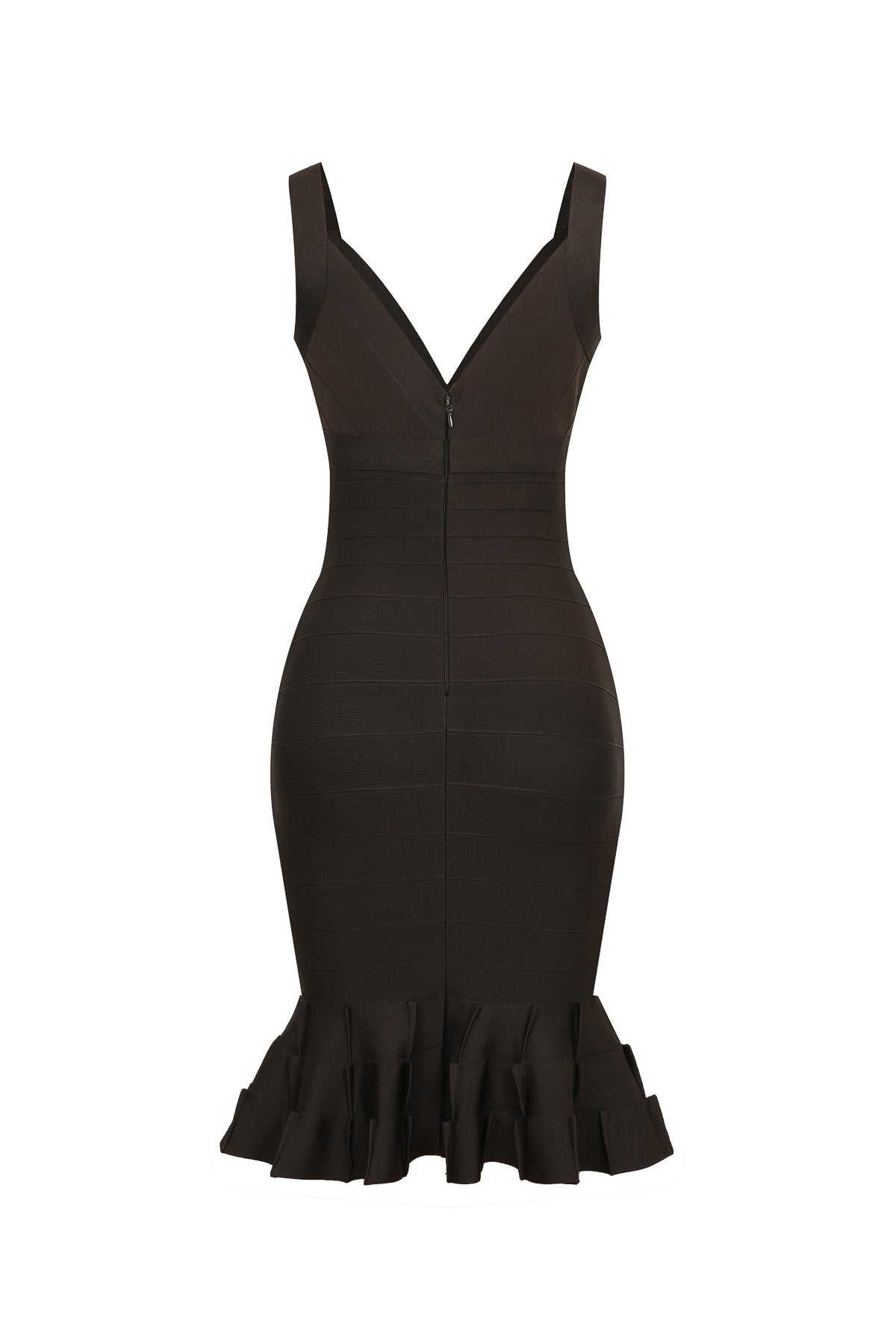 Marbella Ruffle Hem Bandage Dress