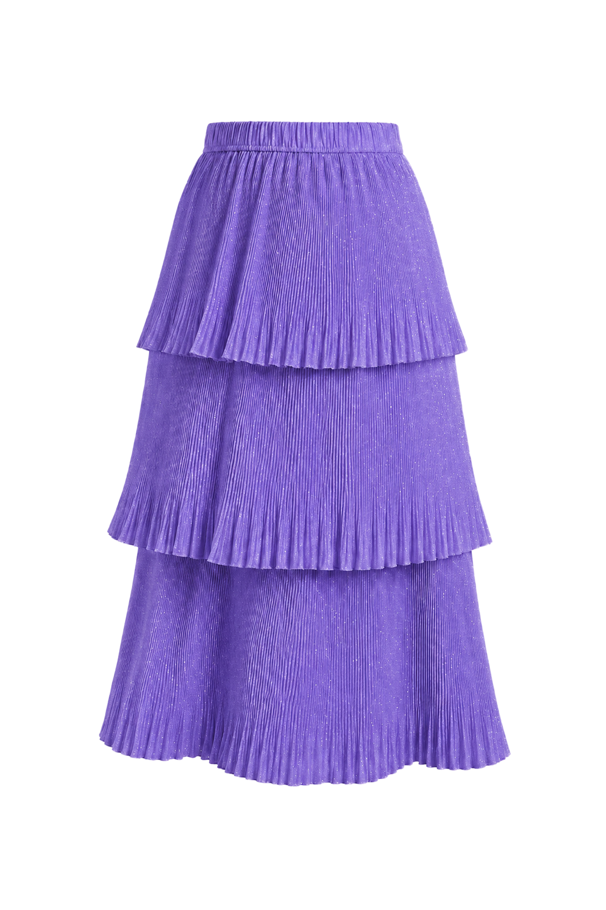 Tiered Midi Skirt
