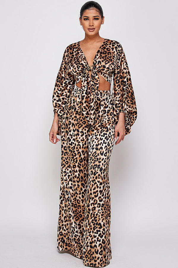 Wide 1/2 Sleeve Top and Pants Set