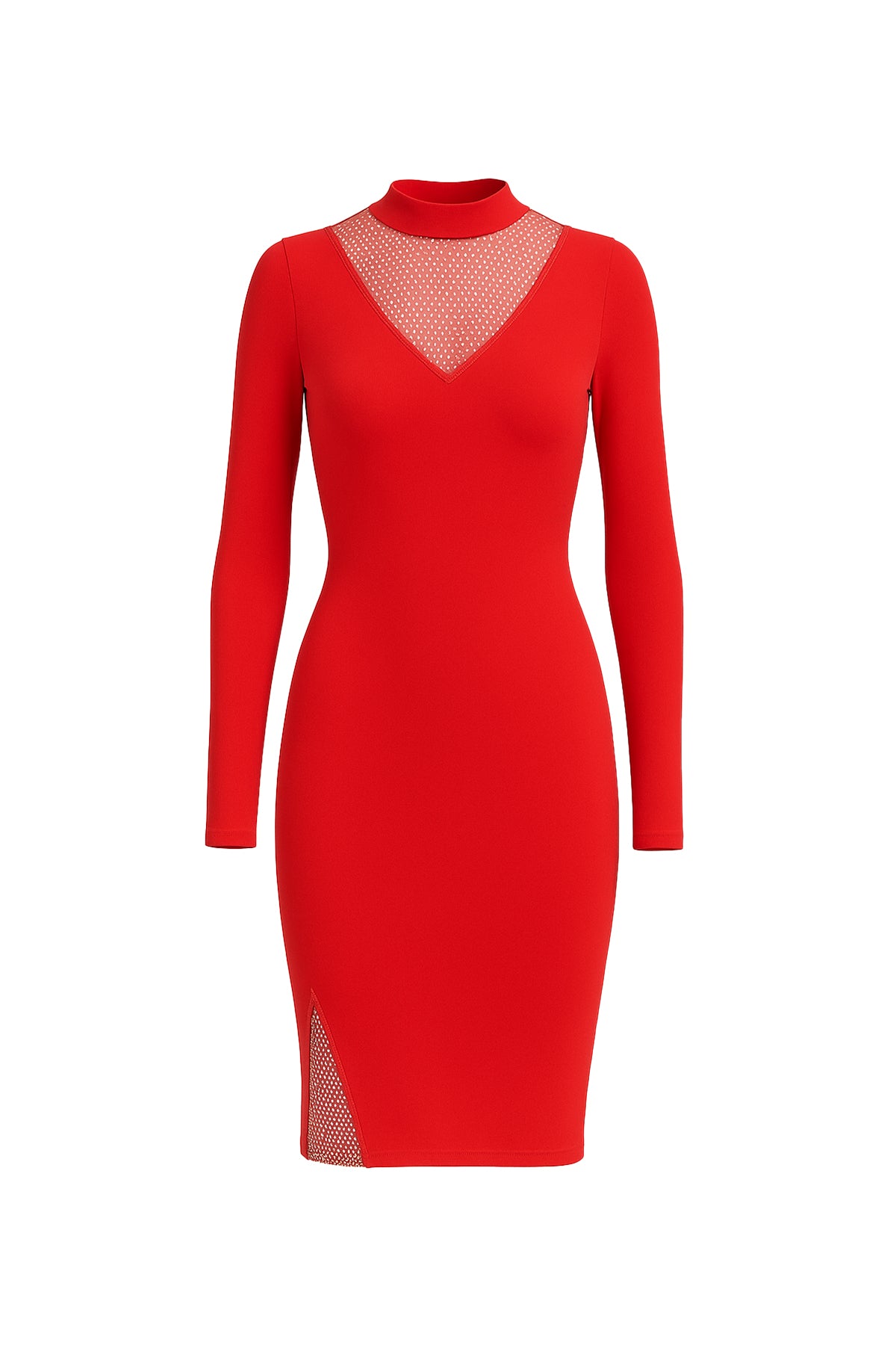 Solid Mini Dress With Detail