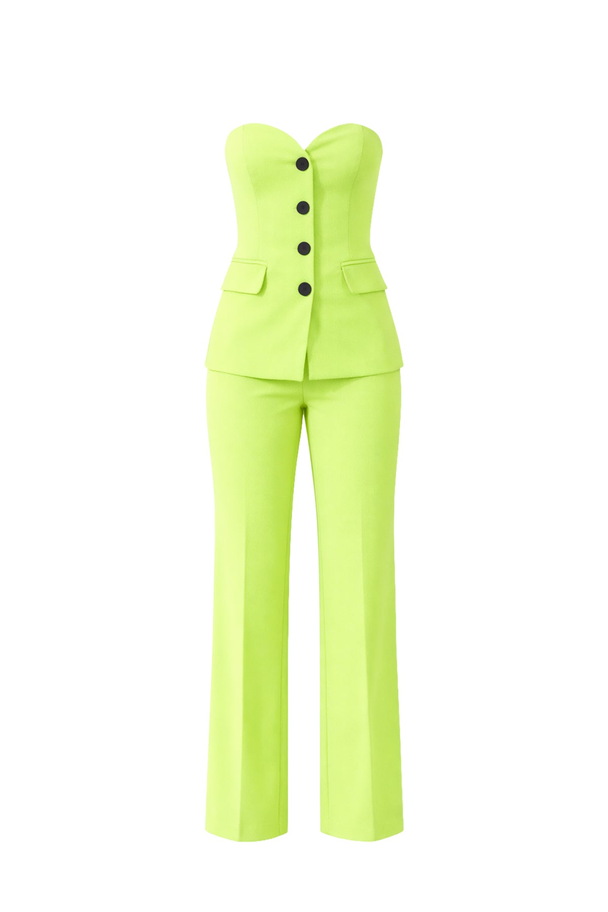 Woven Tube Top and Pants Set