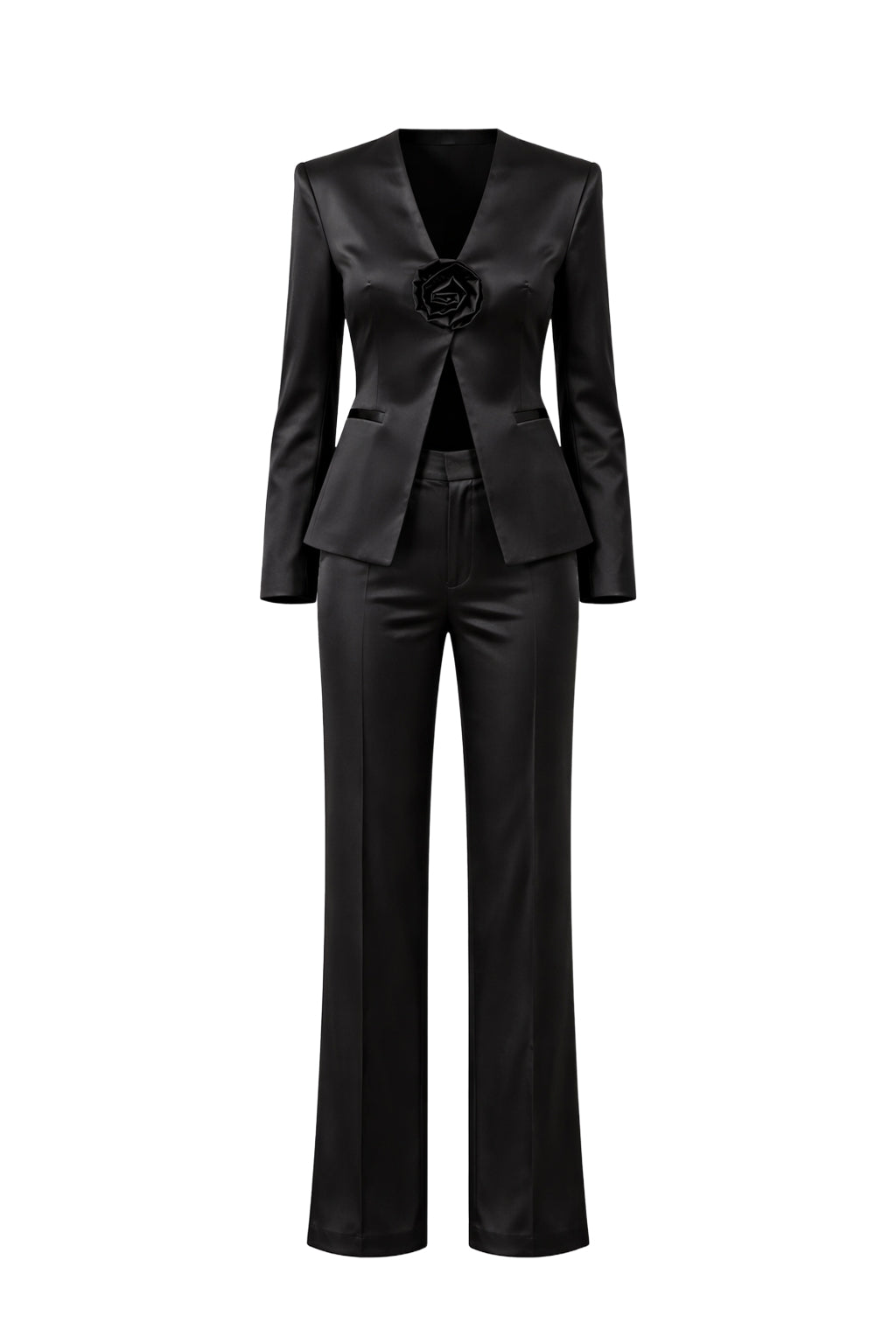Rosette Jacket and Pants Set