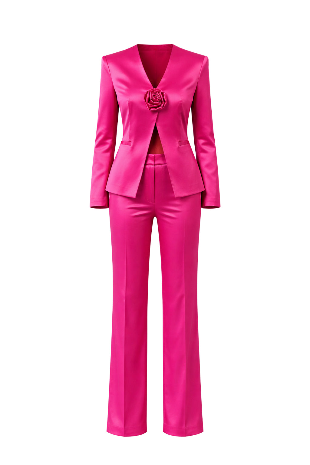 Rosette Jacket and Pants Set