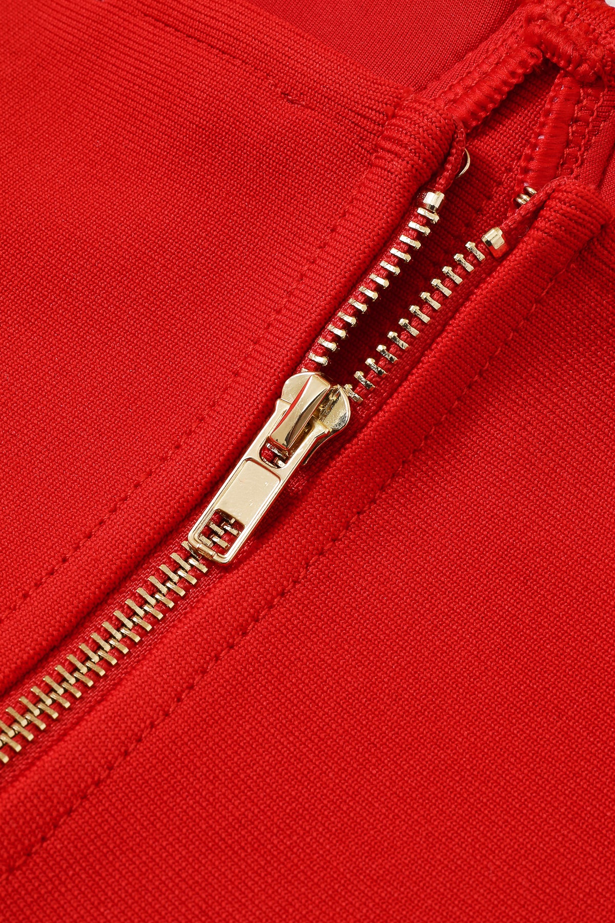 Bandage Heart Bust Corset Top and Flare Pants Set