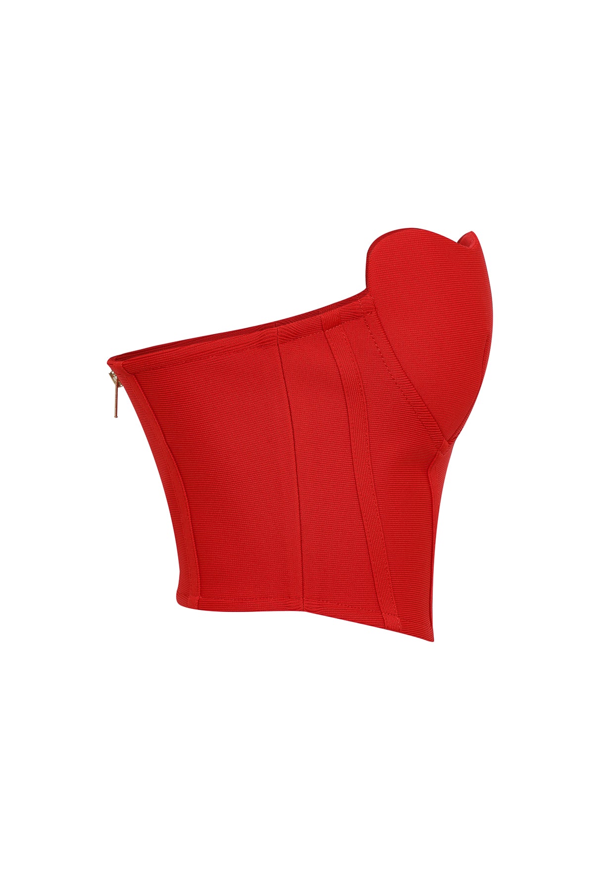 Bandage Heart Bust Corset Top and Flare Pants Set