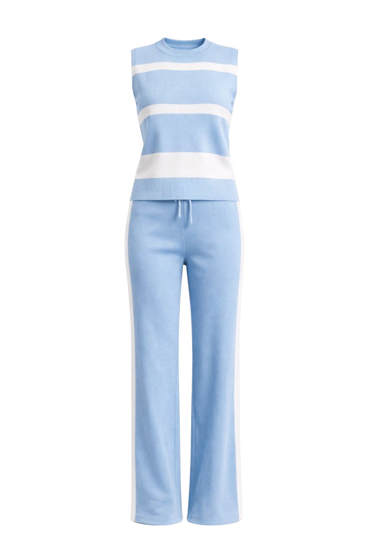 Something Comfy Knit Sleeveless Top And Pants Set
