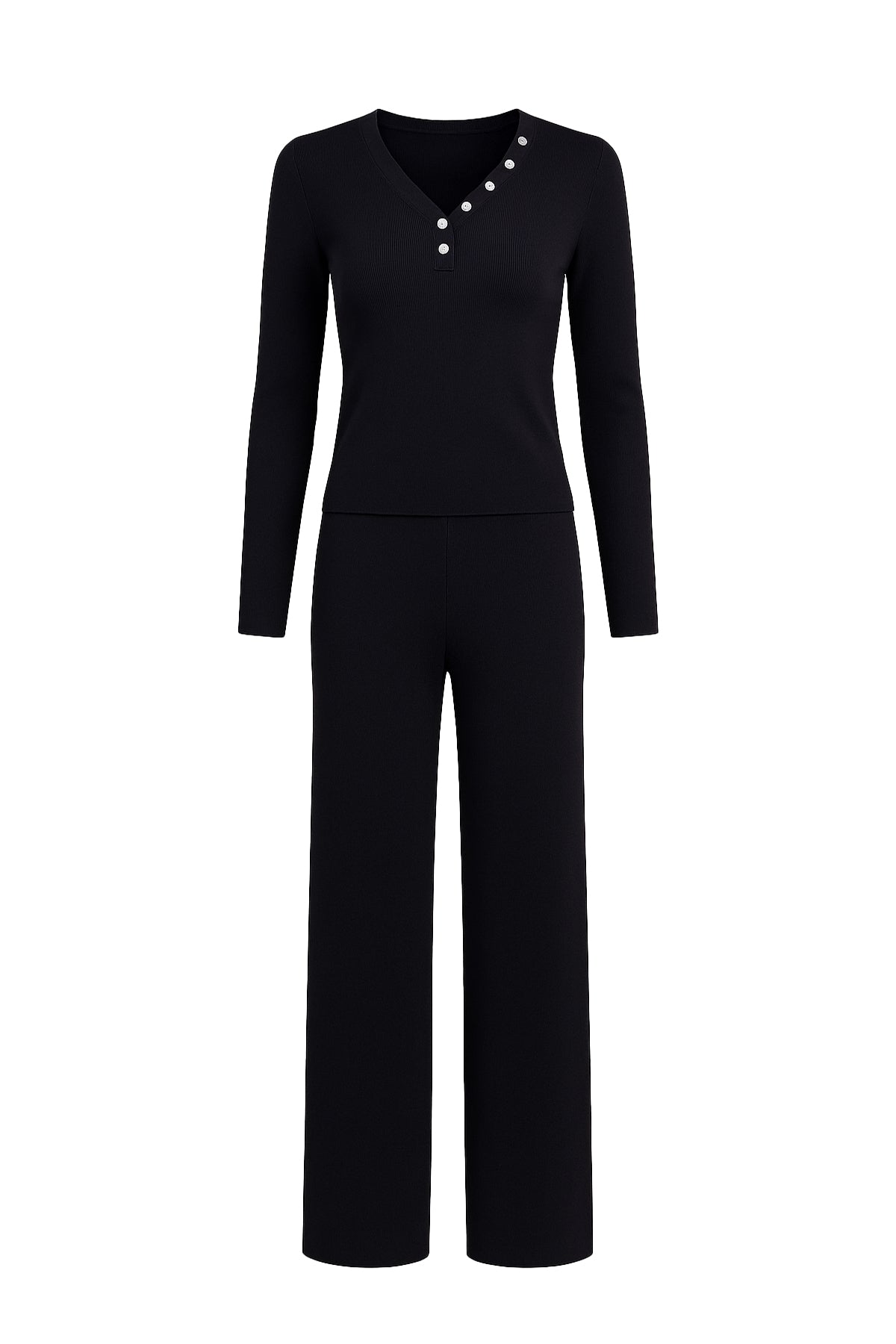 Yara Knit Long Sleeve Top and Pants Set