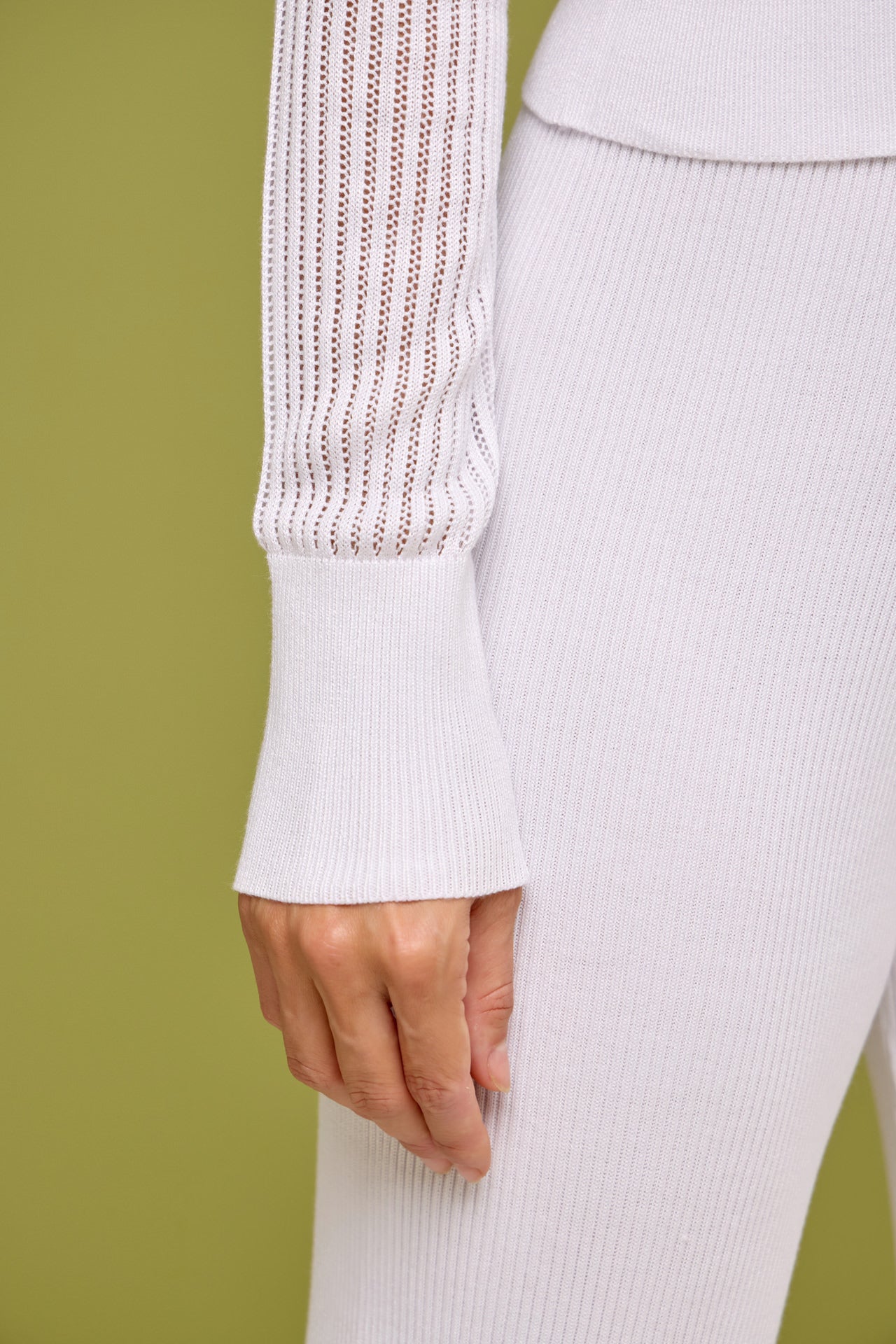 Sheer Essence Knit Top & Pants Set