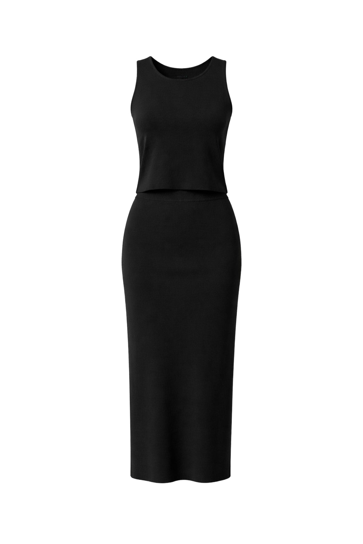 Sexy Back Knit Tank & Skirt Set