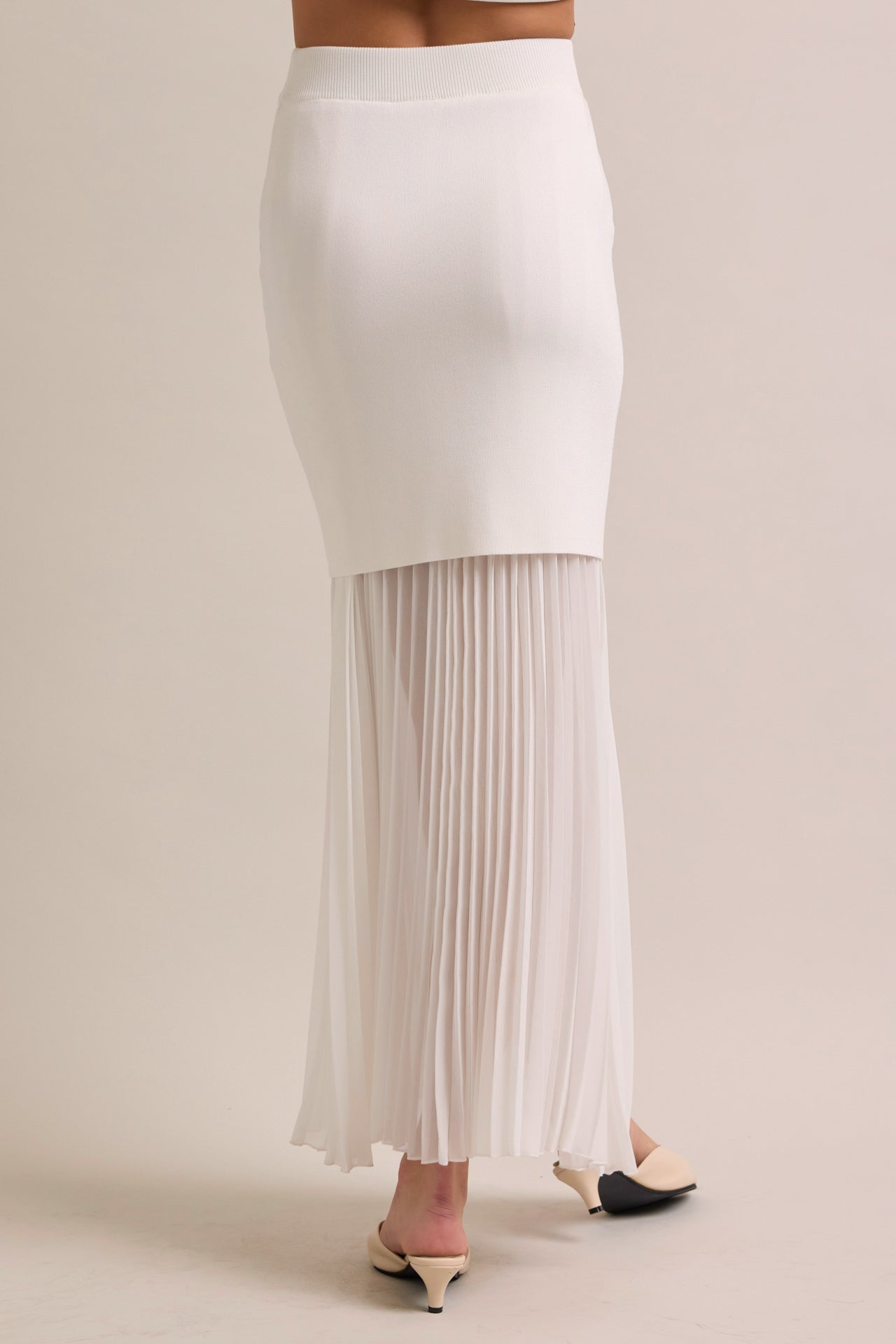 Tessara Knit Sleeveless Top With Skirt Set