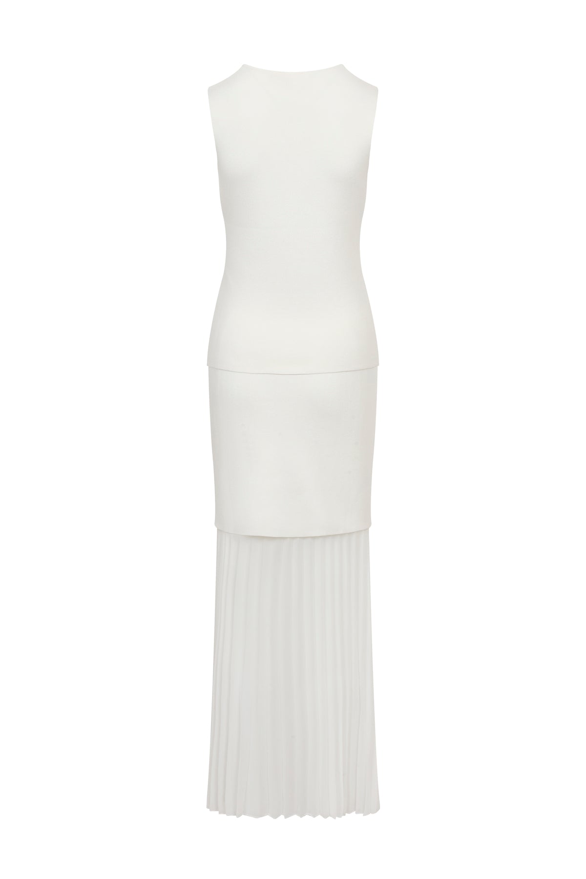 Tessara Knit Sleeveless Top With Skirt Set