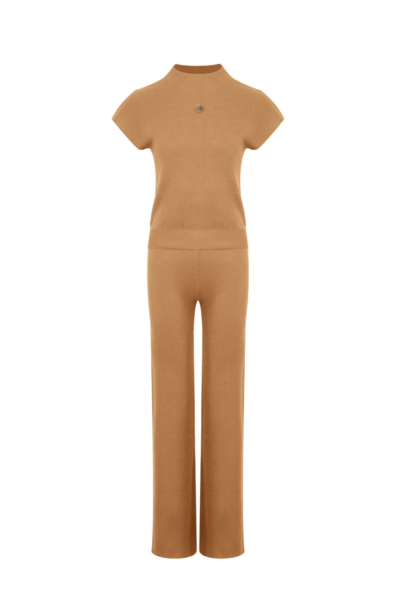 The Sleek Stitch Top and Pants Set