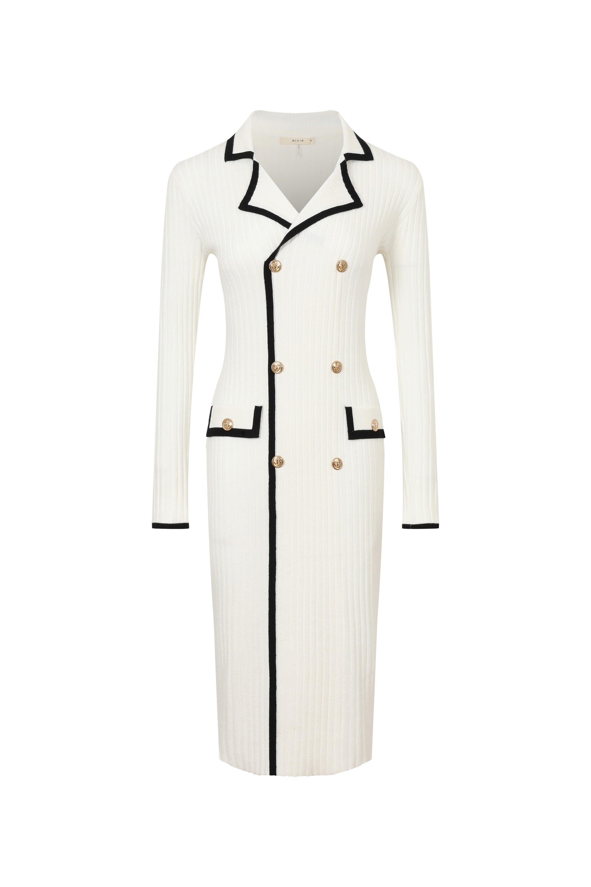 The Verona Knit Dress With Contrast