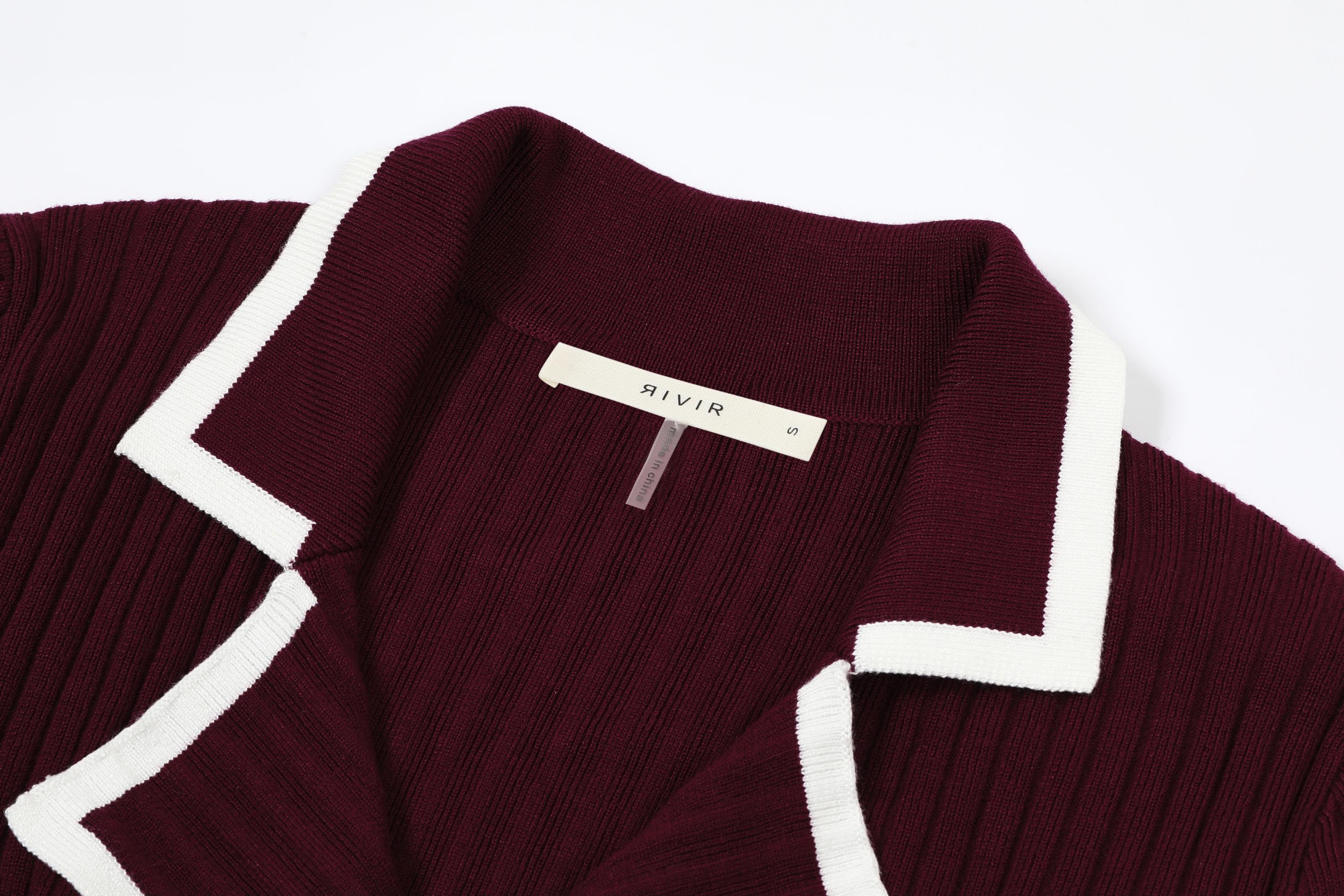 The Verona Knit Dress With Contrast