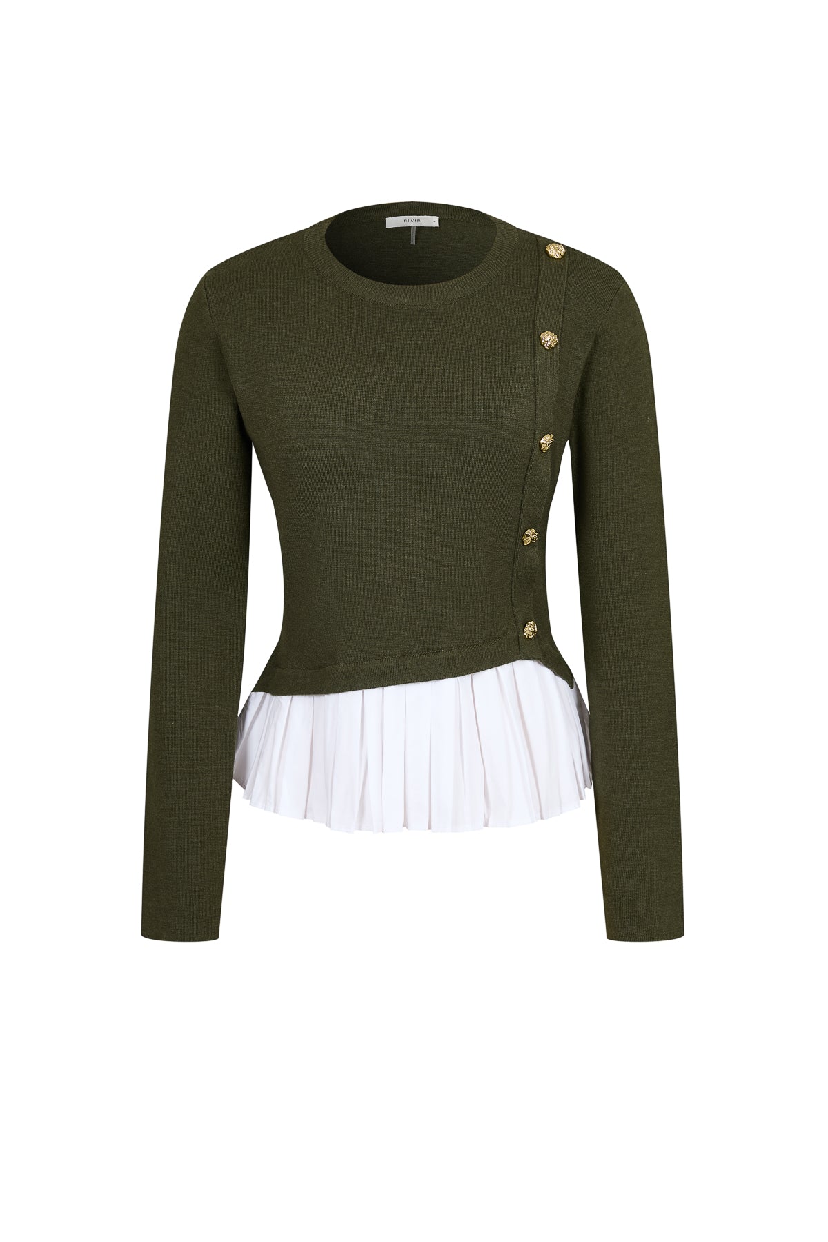 Bellara Mixed Media Long Sleeve Top