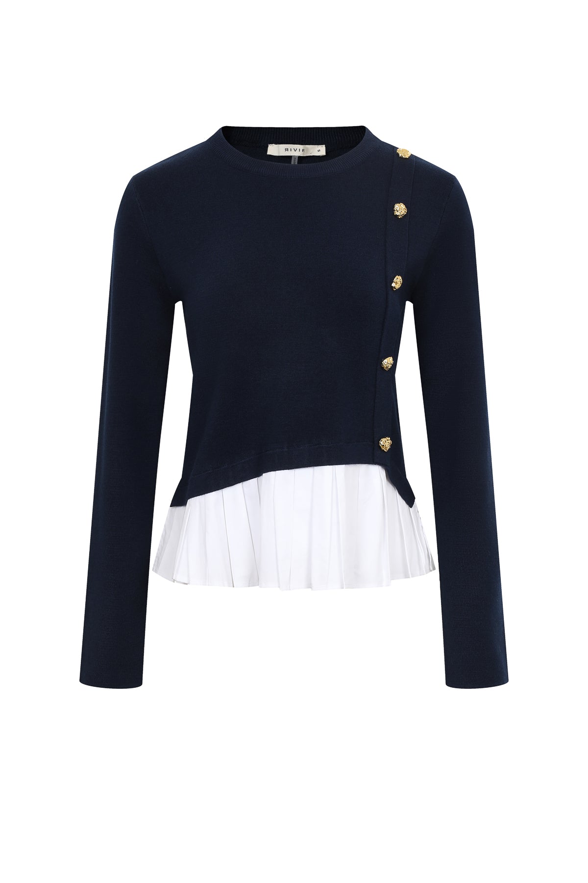Bellara Mixed Media Long Sleeve Top