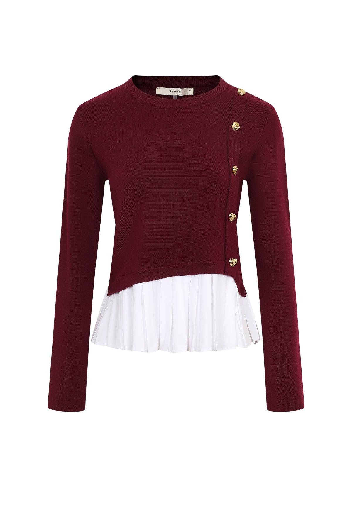 Bellara Mixed Media Long Sleeve Top