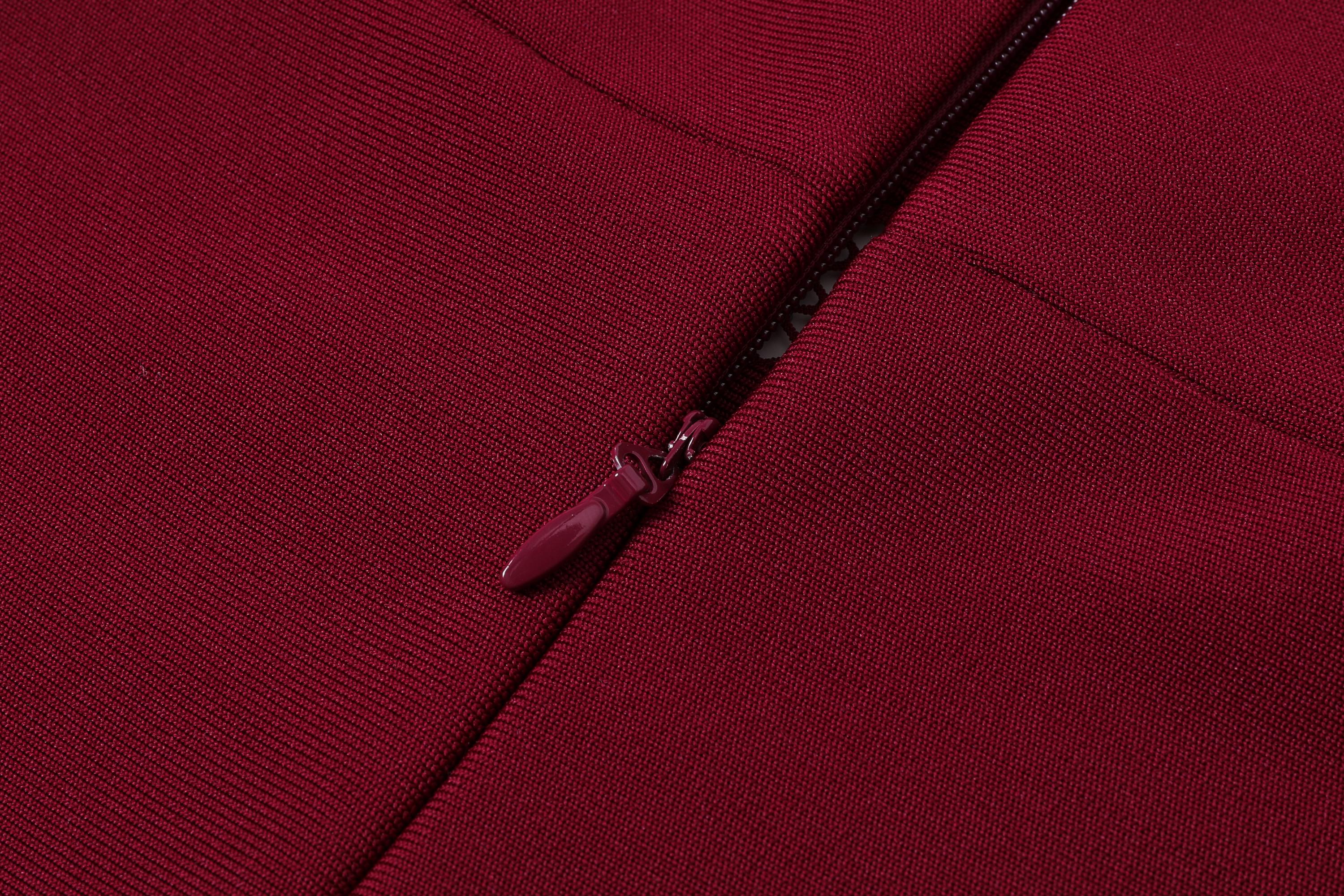 Rhinestone Bandage Halter Axis Dress