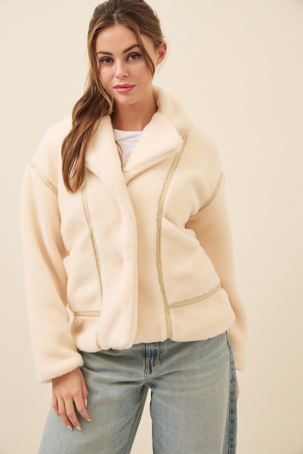 All She Needs Cozy Sherpa Jacket