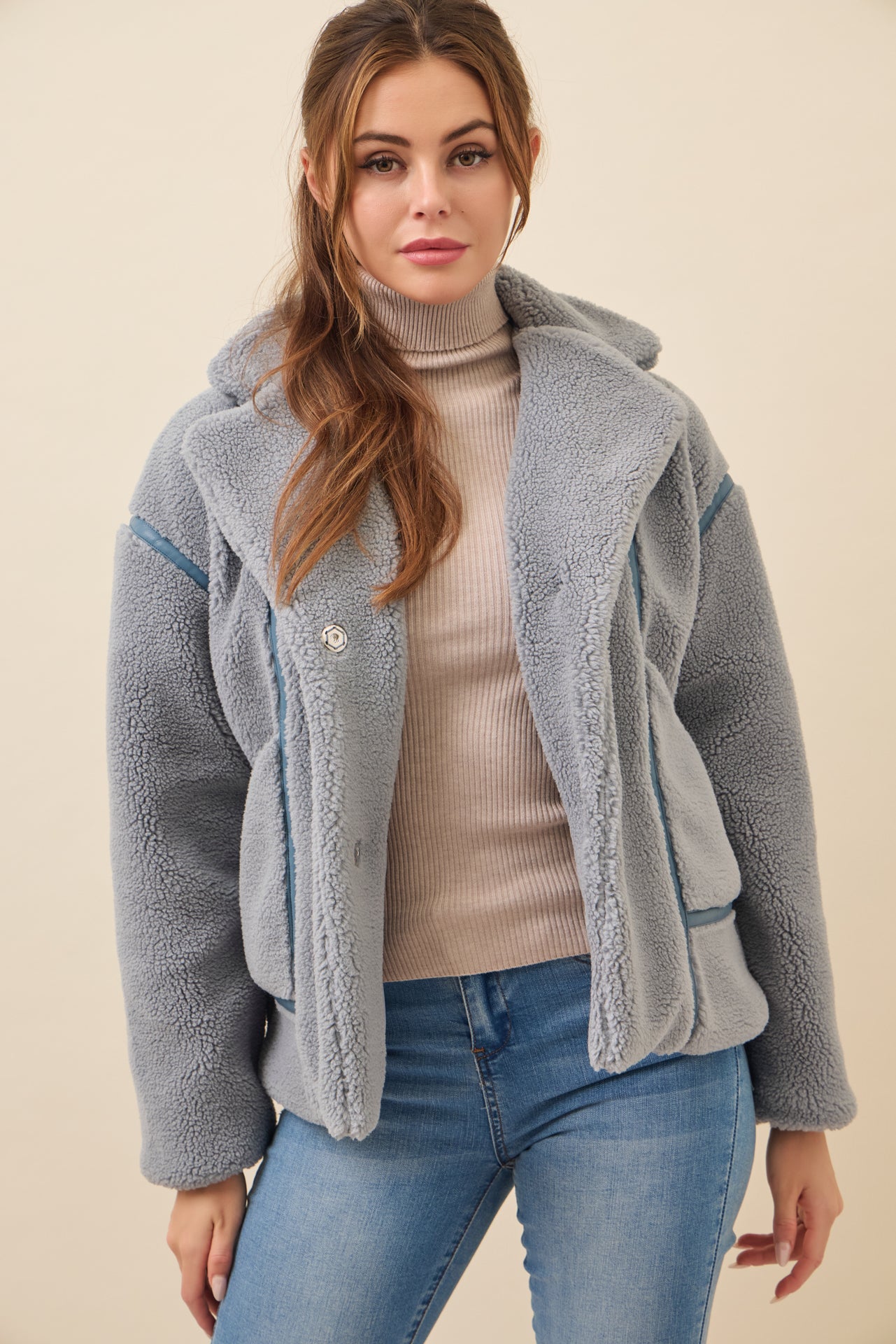 All She Needs Cozy Sherpa Jacket