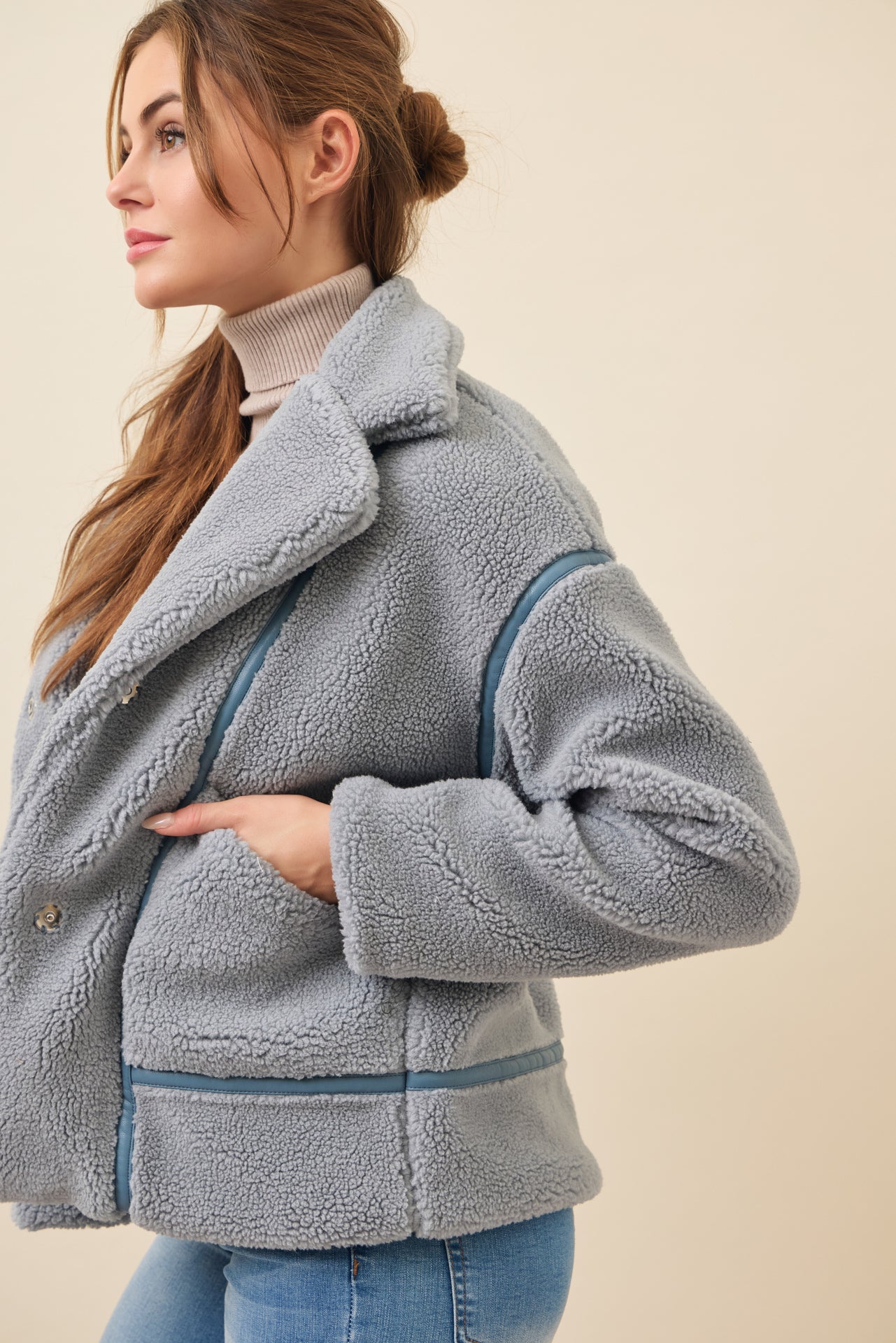 All She Needs Cozy Sherpa Jacket