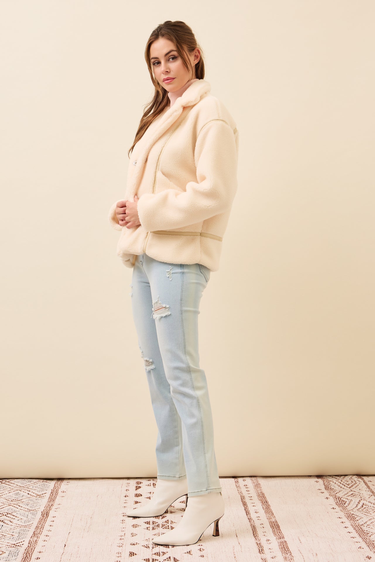 All She Needs Cozy Sherpa Jacket
