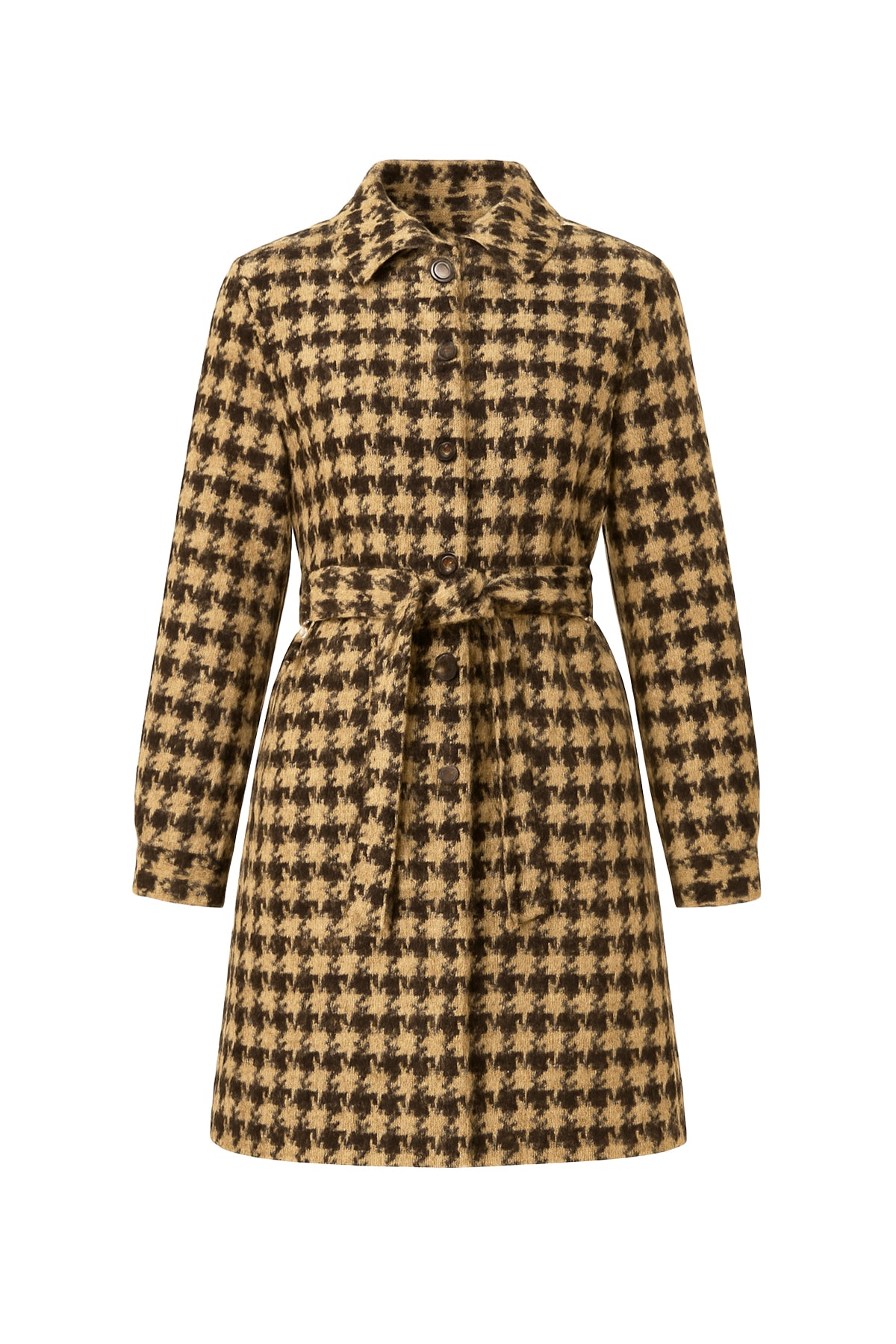 Houndstooth Check Dress Jacket