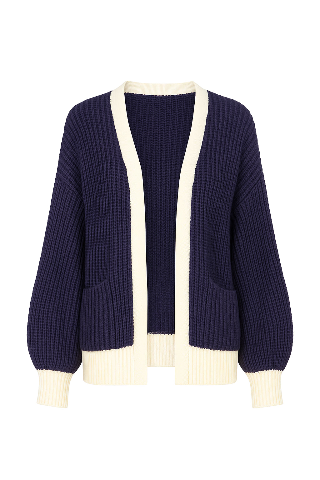 Maren Slouchy Cardigan with Contrast