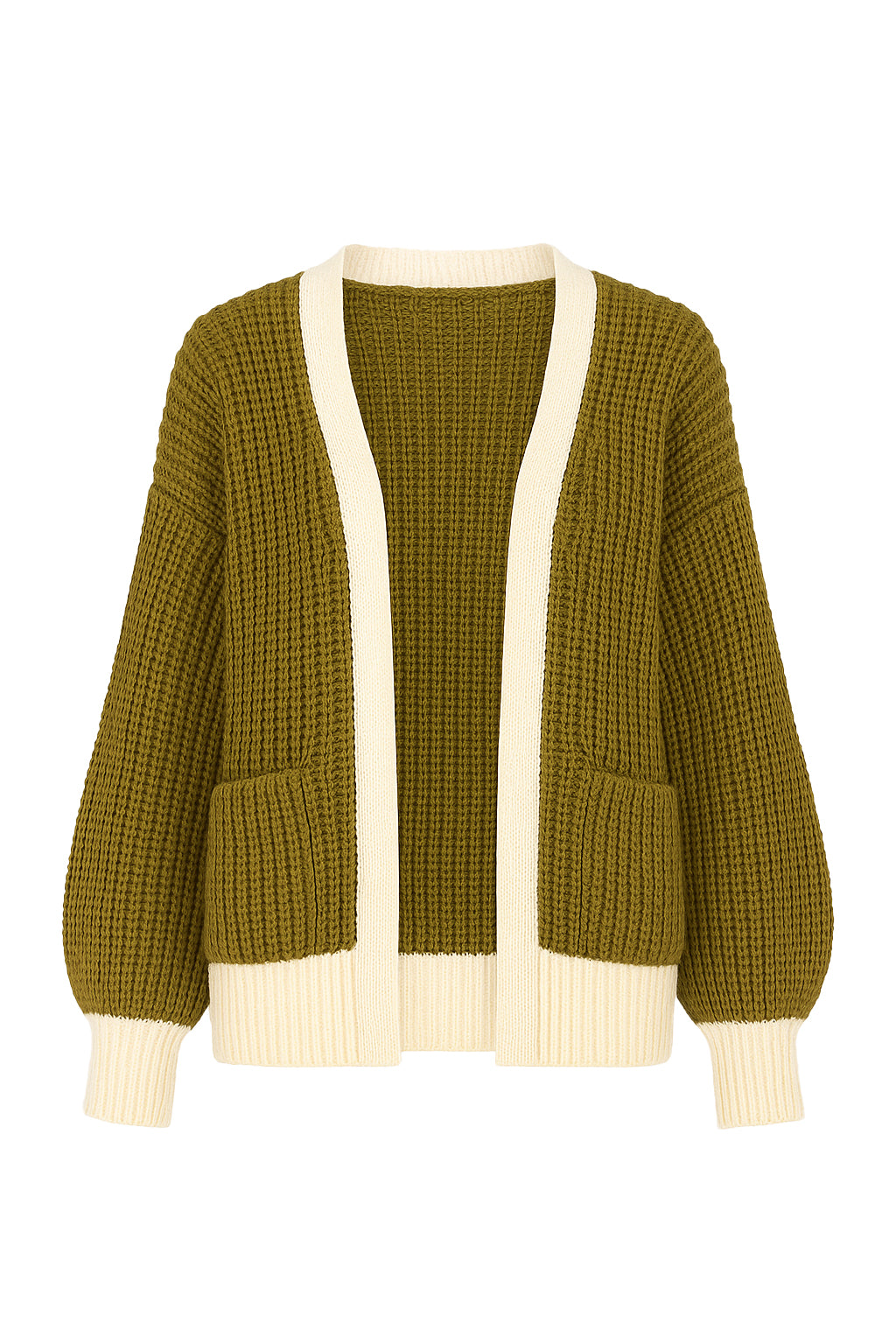 Maren Slouchy Cardigan with Contrast