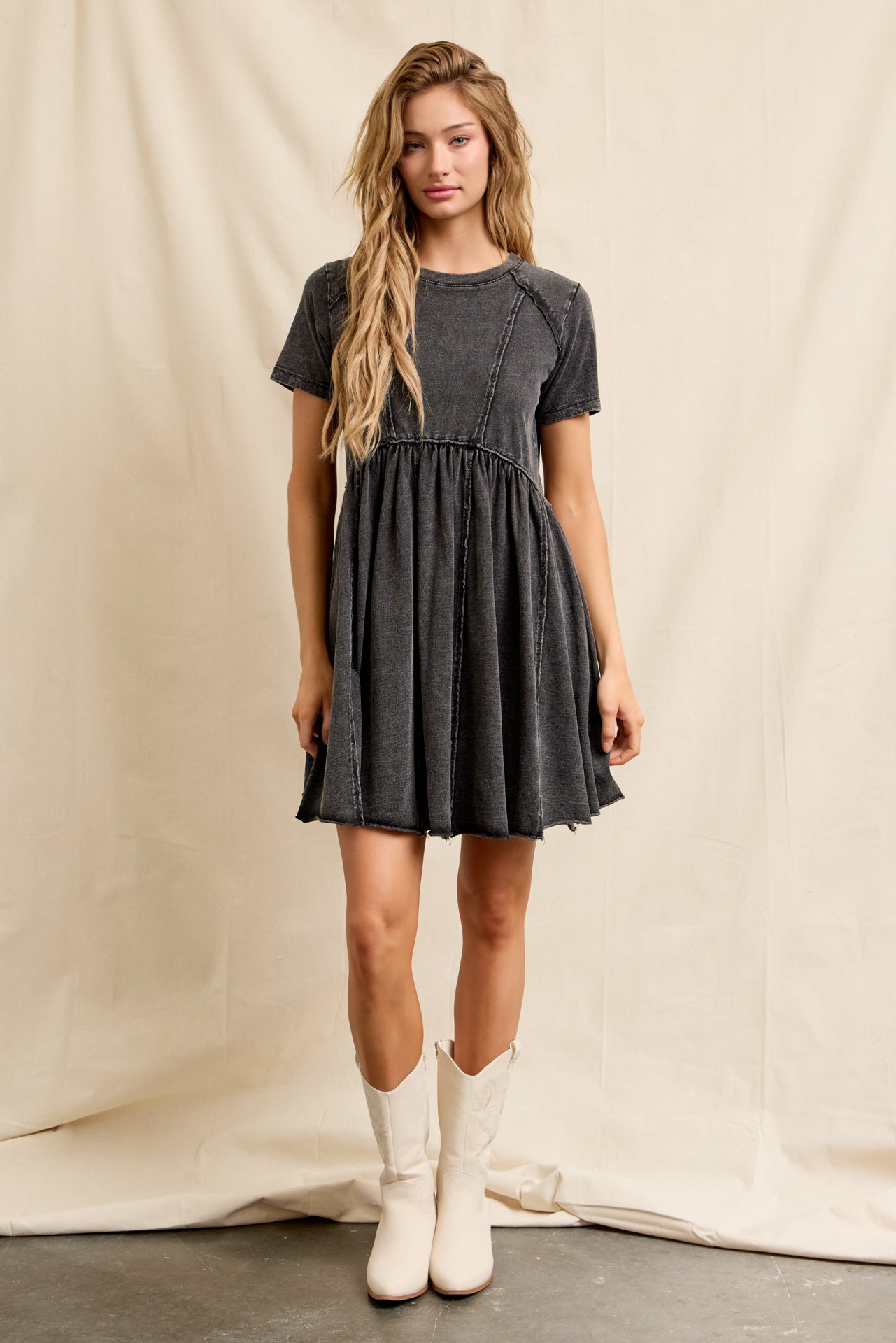 The Faded Bloom Mini Dress