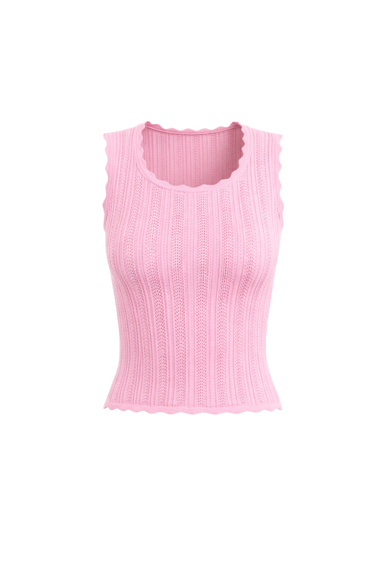 Rosalie Pointelle Sleeveless Top