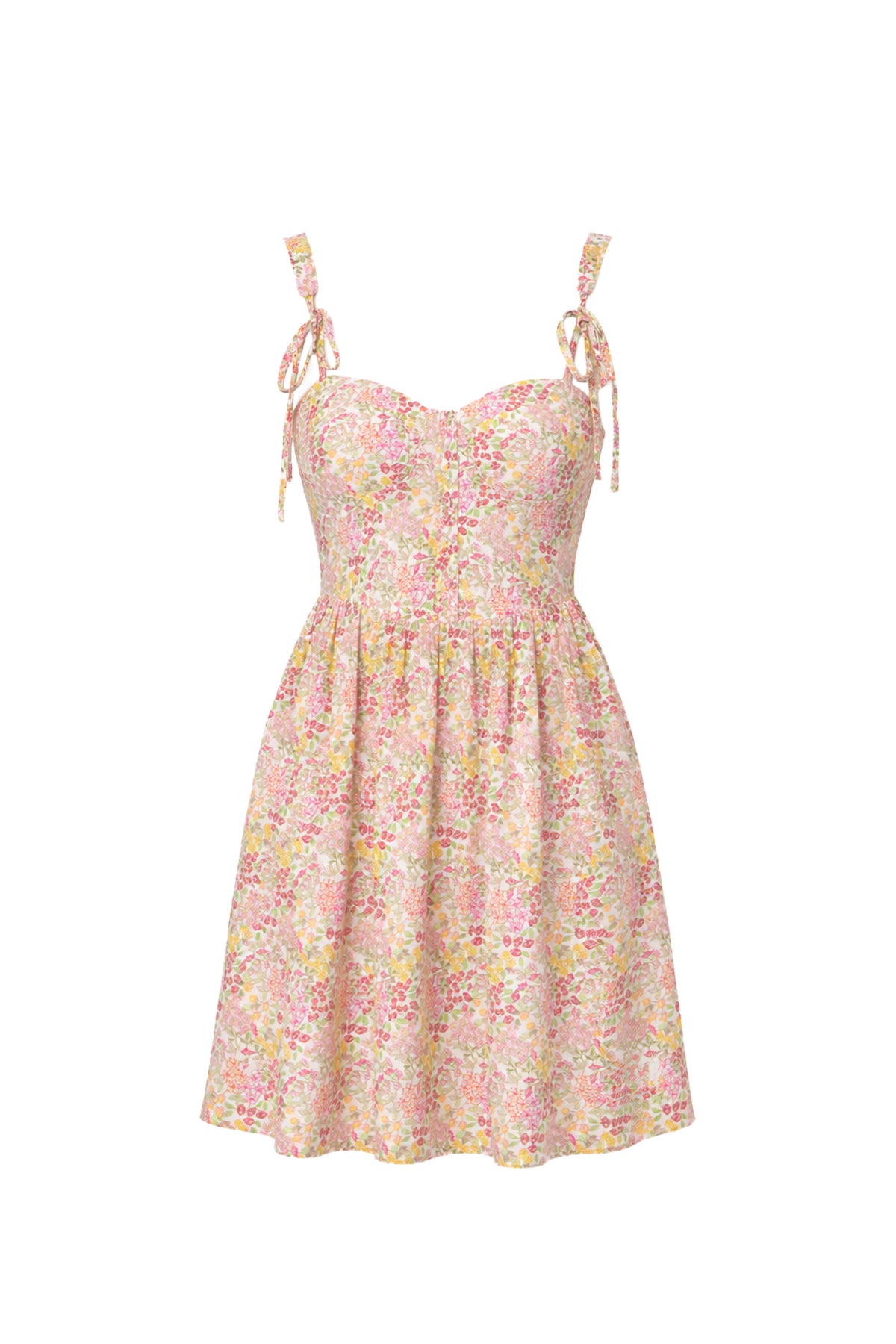 Caroline Dizzy Flower Smocked Back Top