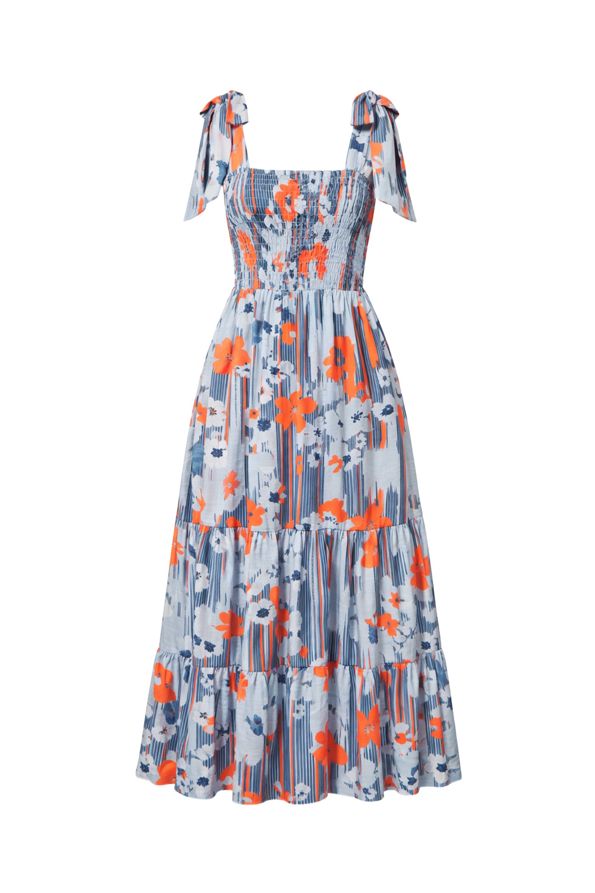 Kaelani Printed Tiered Dress