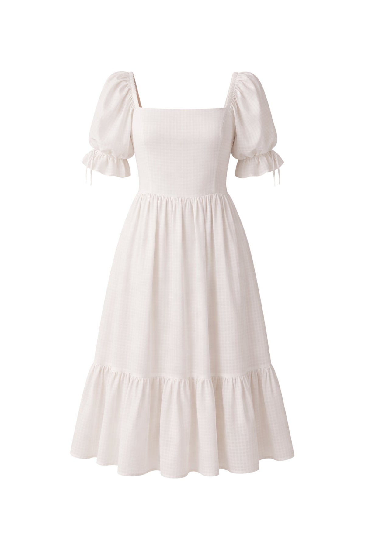 Gingham Charm Bow Dress