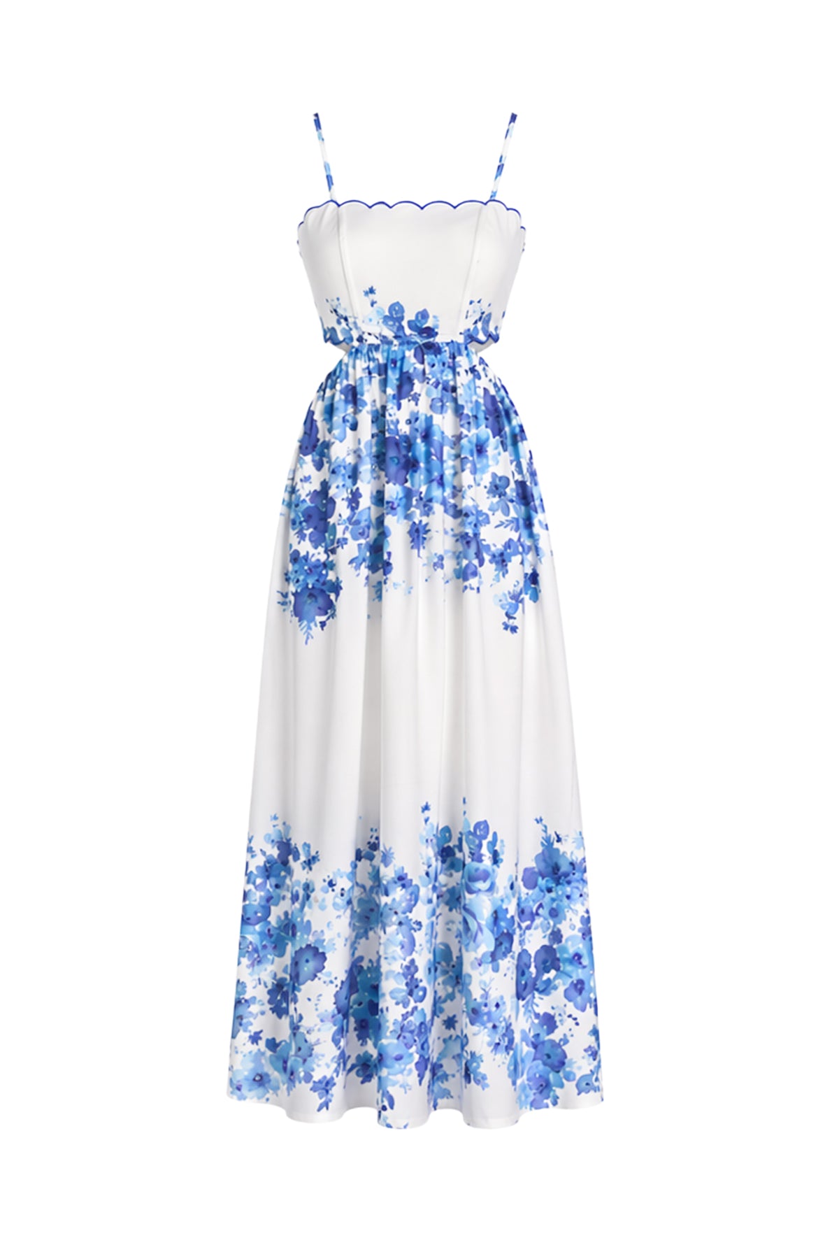 The Fiora Bloom Printed Strap Dress