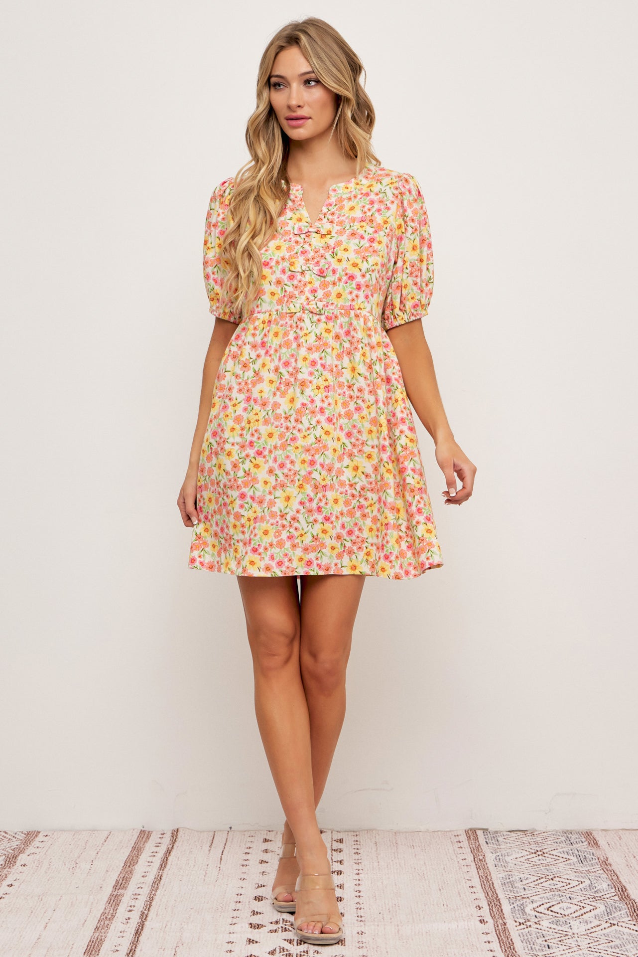 Bella Short Sleeve Shift Dress