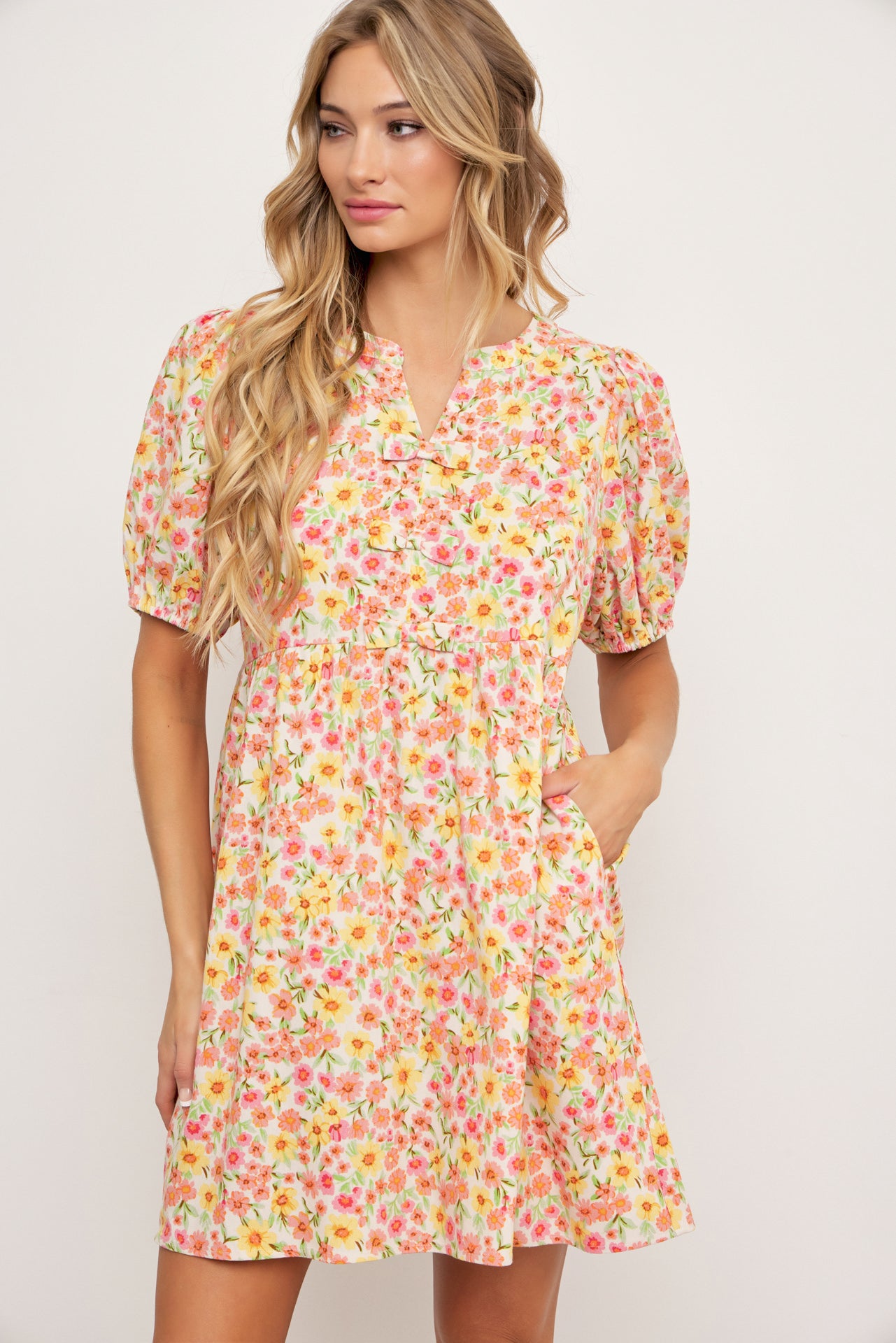 Bella Short Sleeve Shift Dress