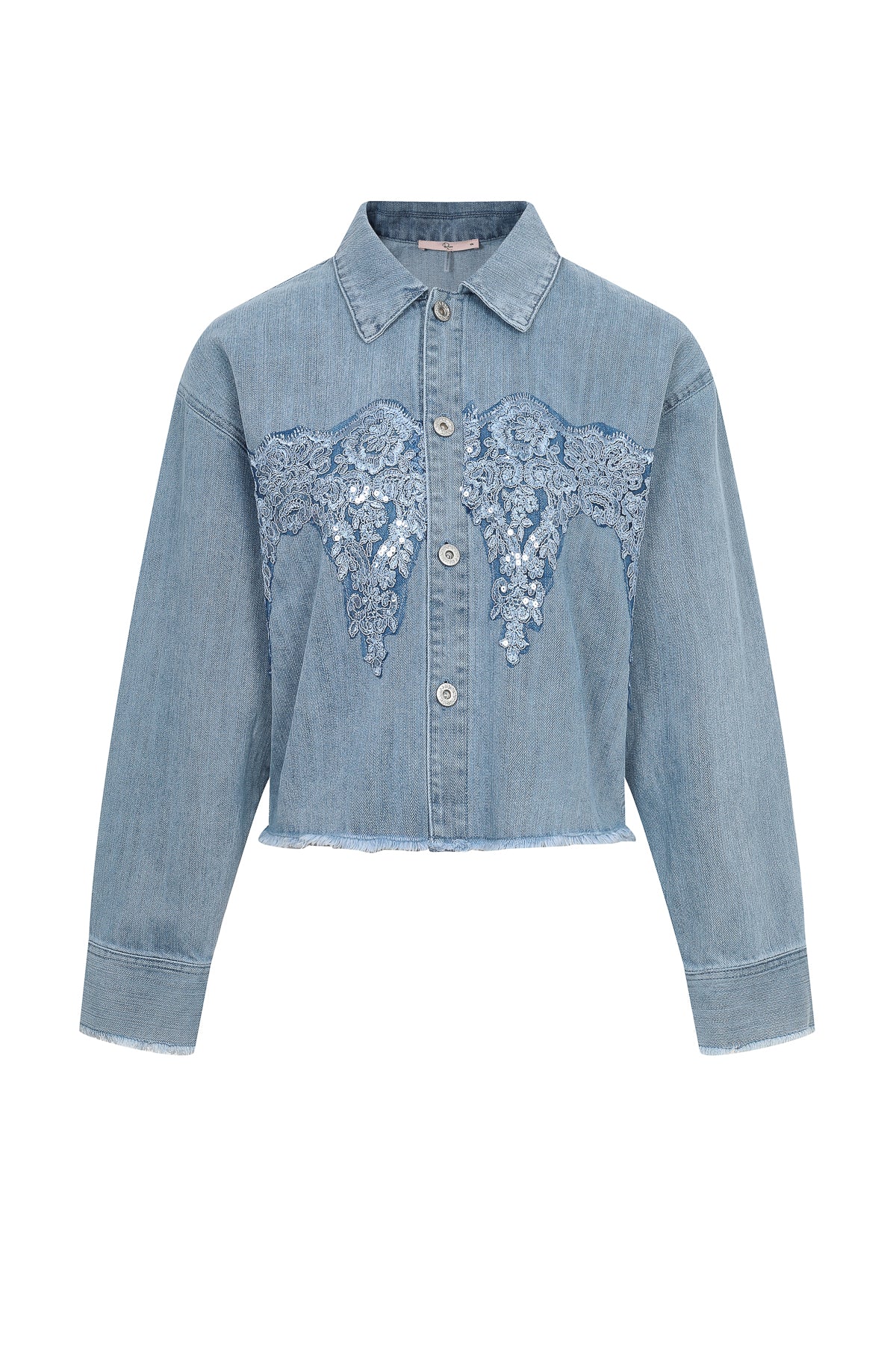 Sequin Kissed Denim Jacket