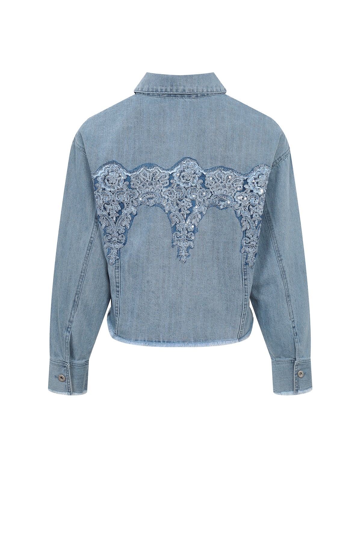 Sequin Kissed Denim Jacket