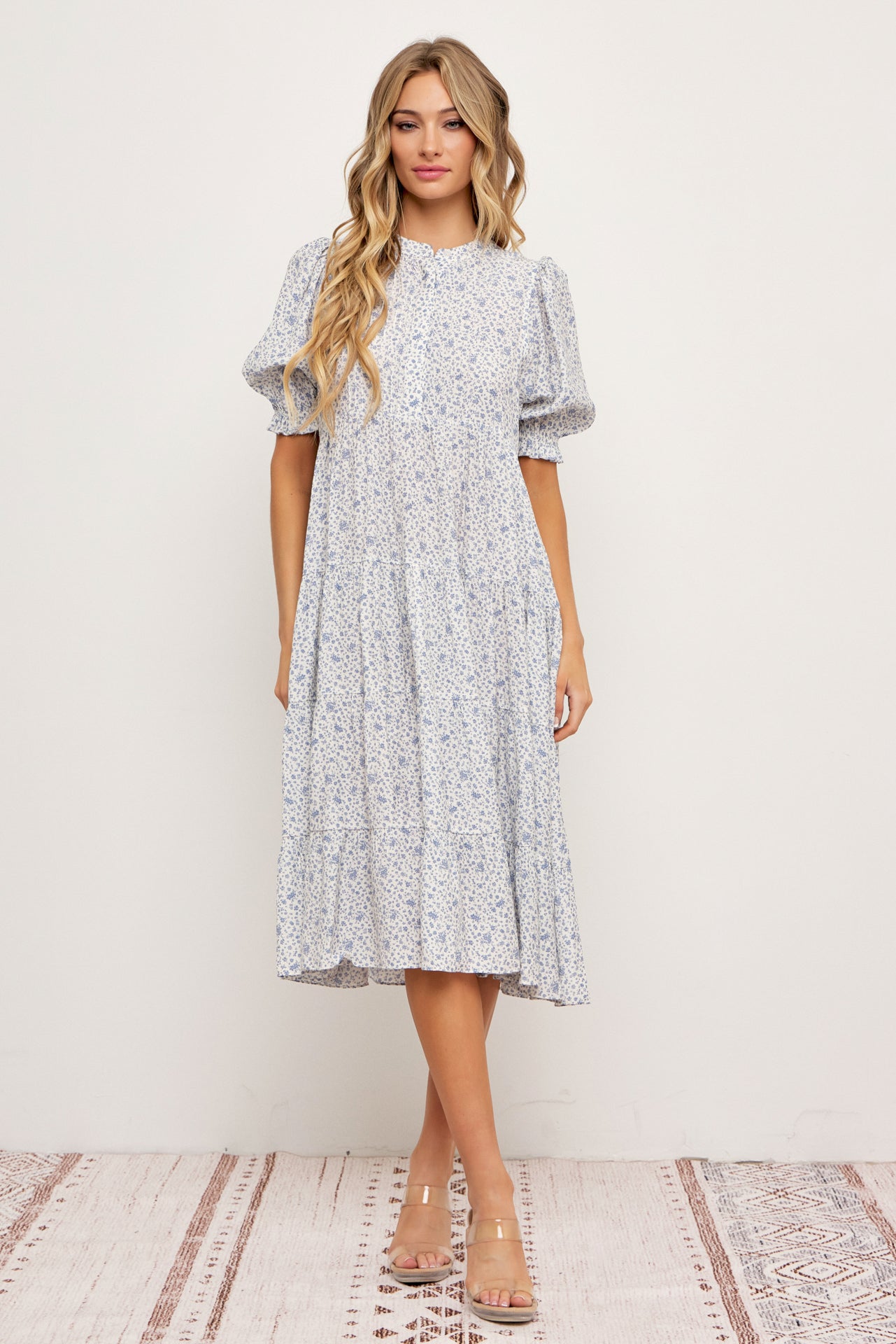 Sarah Tiered Midi Dress